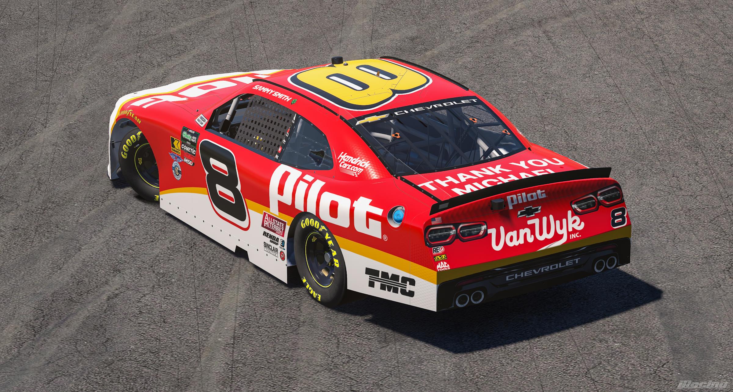 Preview of 2026 Sammy Smith Pilot Michael Annett Tribute Chevrolet (No #s) by Ryan A Williams