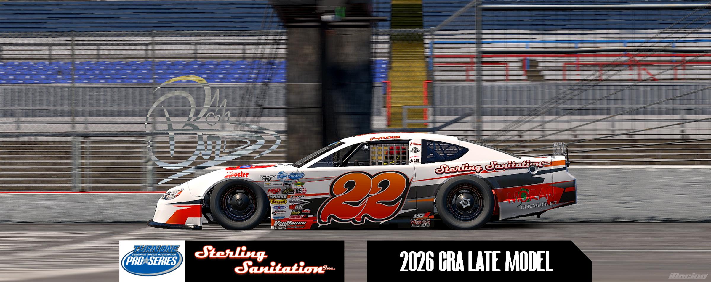 Preview of 2026 Jimmy Tucker Sterling Sanitation Late Model #22 by Dominic Barbagallo