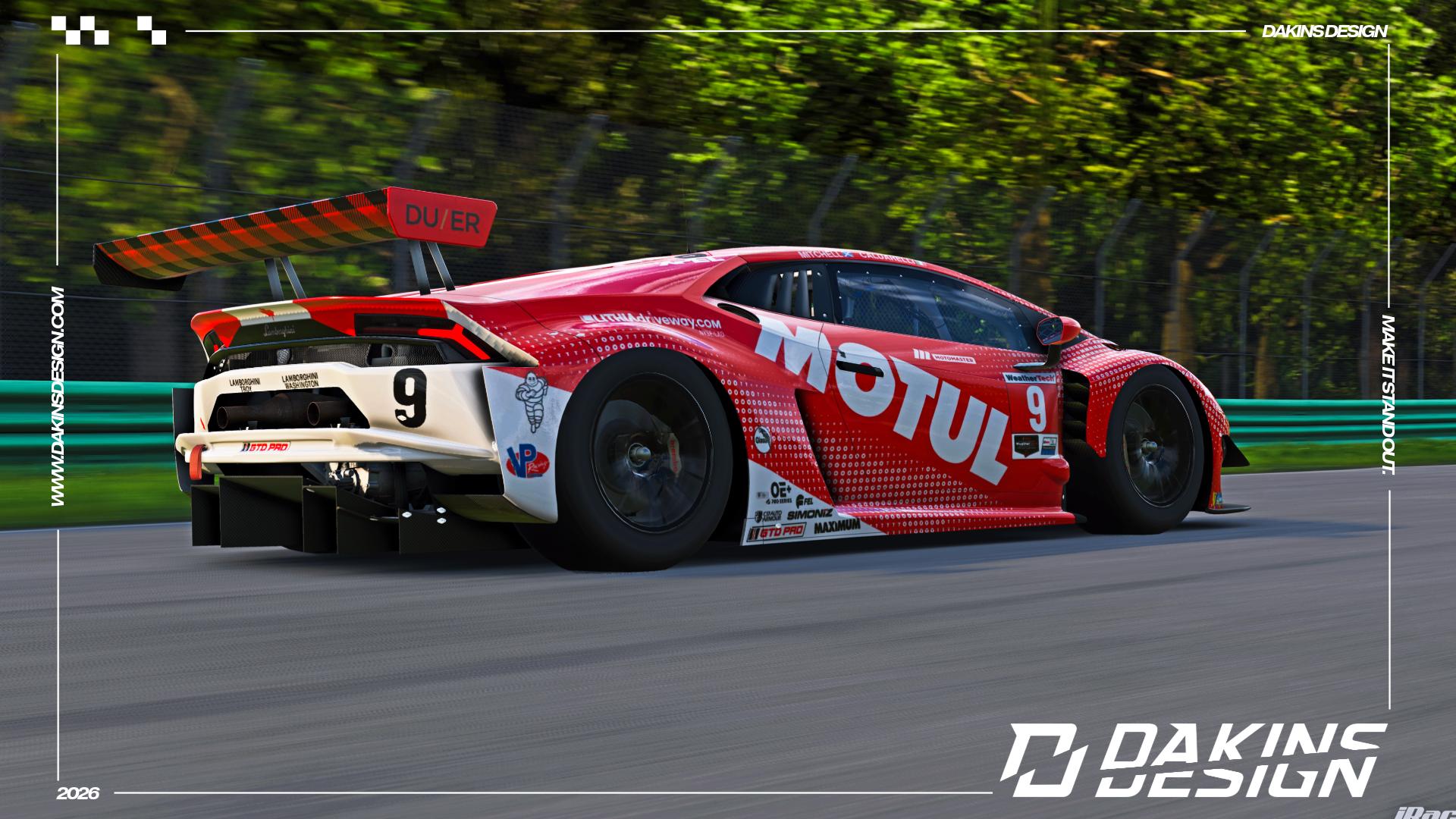 Preview of OFFICIAL Pfaff Motorsports 2026 Road America Motul Lamborghini Temerario GT3 IMSA GTD PRO by Jason Dakins