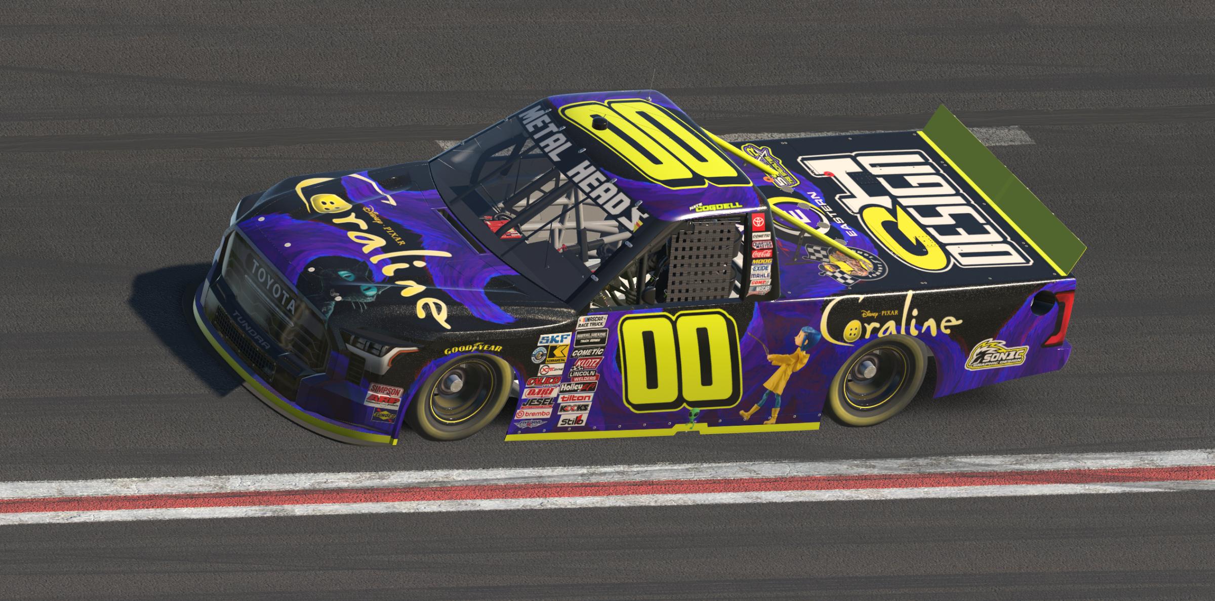 Preview of coraline halloween black yellow purple wave by Nathan C.