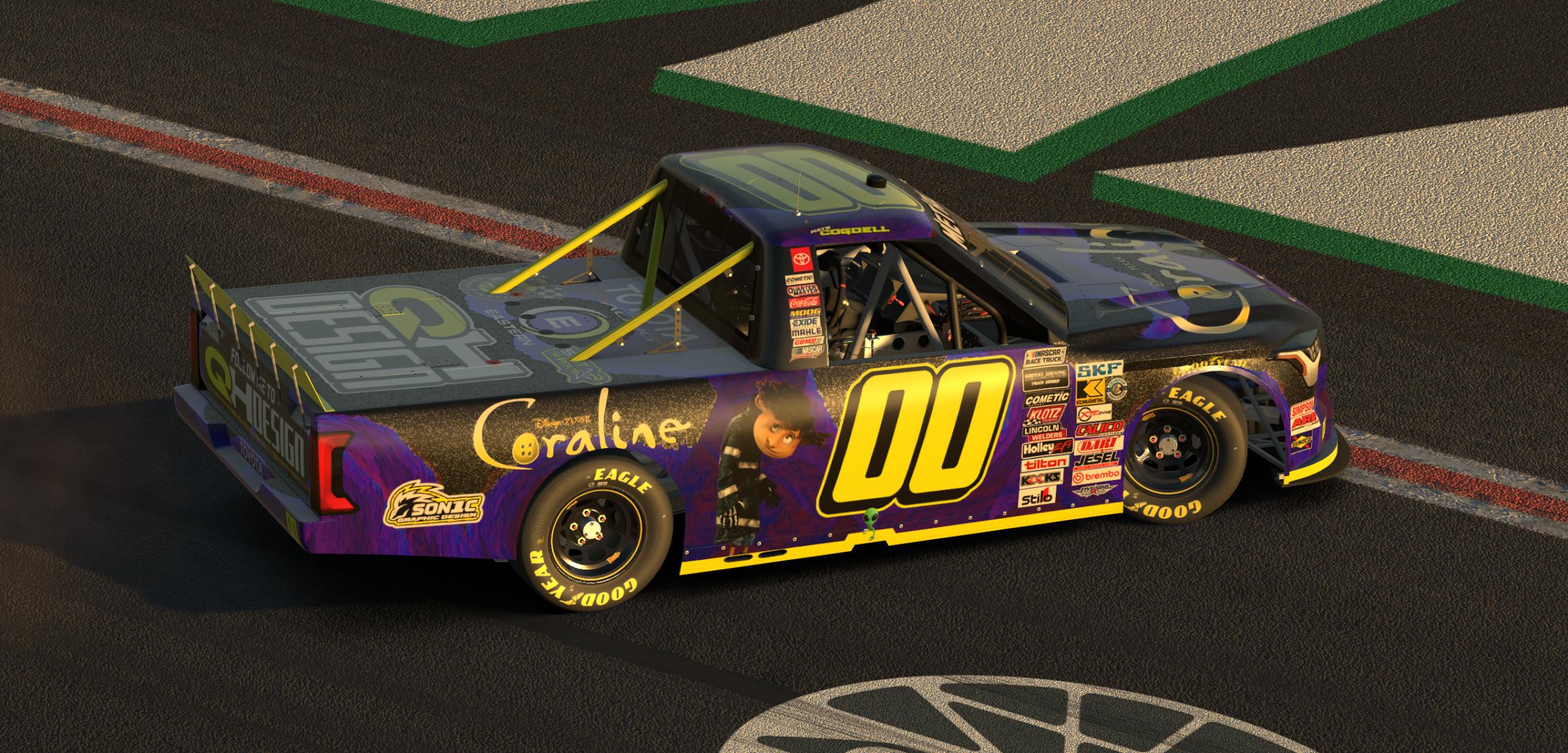 Preview of coraline halloween black yellow purple wave by Nathan C.