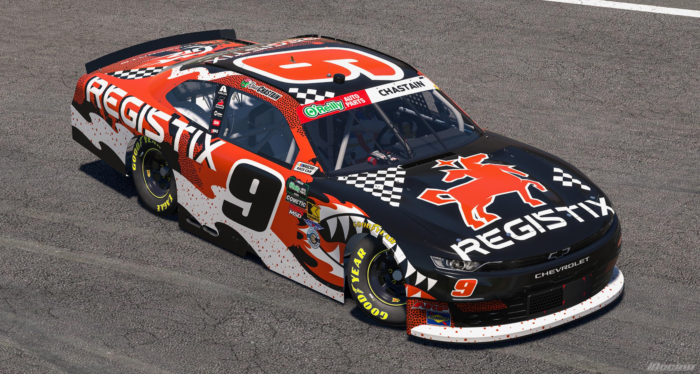 Preview of 2026 Ross Chastain Registix Chevrolet (No #s) by Ryan A Williams