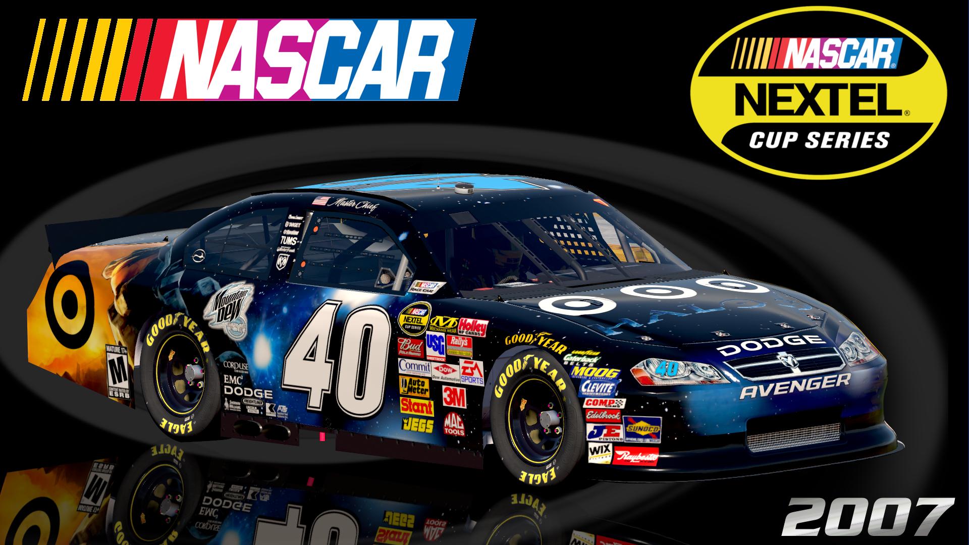 Preview of #40 David Stremme 2007 Target Halo 3 Dodge Avenger COT Sim Stamped Number by Christian Budd