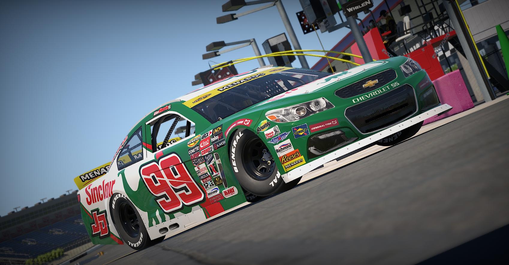 Preview of Allan Harris Jr. / Sinclair ARCA Chevy SS / #99 by Joshua Wright3