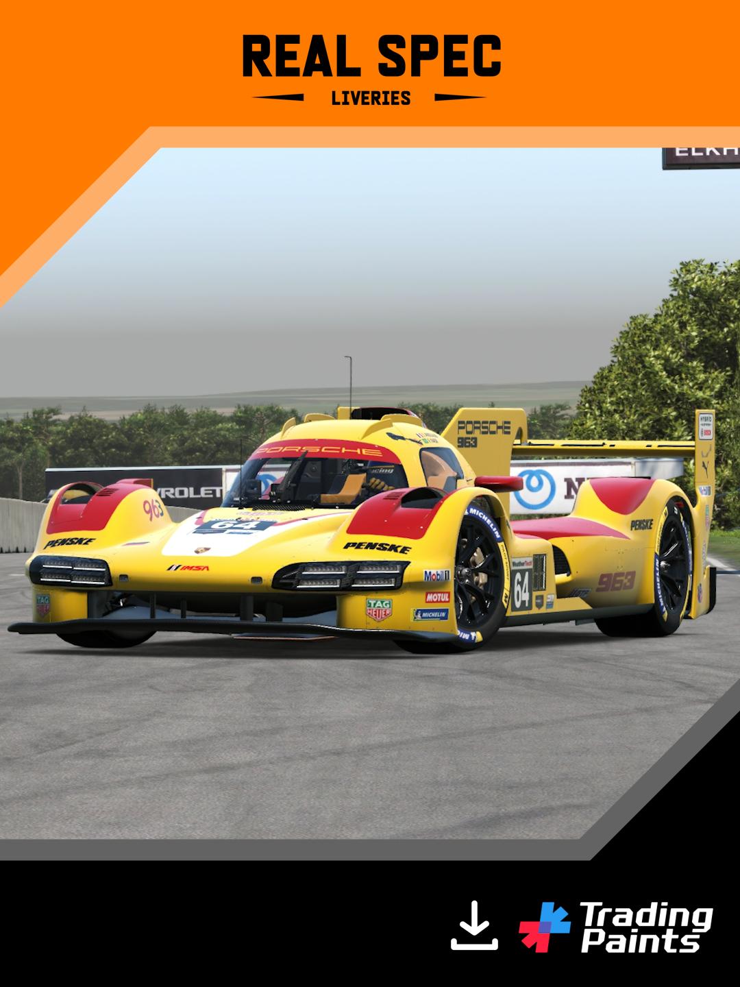 Preview of Porsche Penske special livery for 6h of Road America by Maximilian Damm