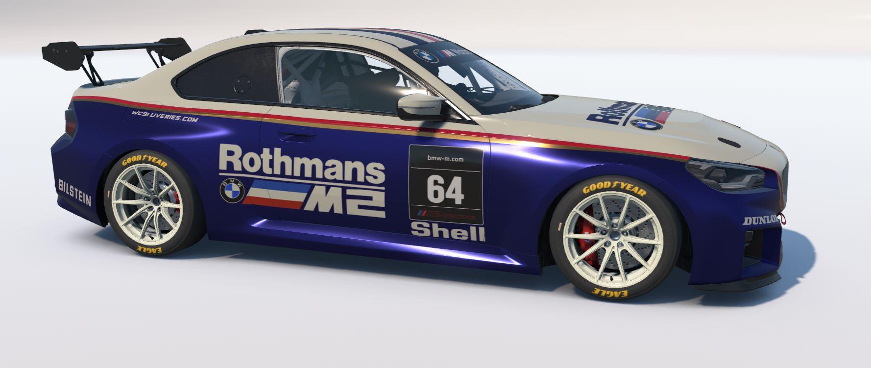 Preview of Rothmans inspired - BMW M2 Racing by Mike W.
