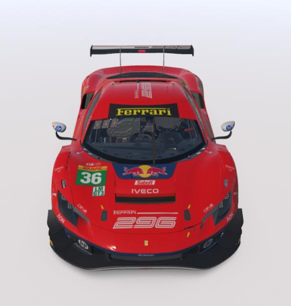 Preview of RedBull Ferrari 296 GT3 Concept by Steven Dubois