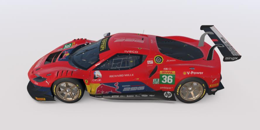 Preview of RedBull Ferrari 296 GT3 Concept by Steven Dubois