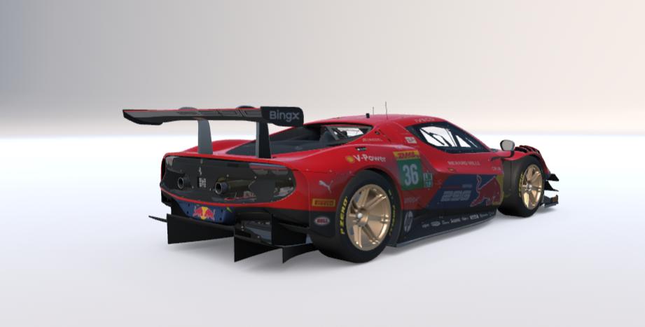 Preview of RedBull Ferrari 296 GT3 Concept by Steven Dubois