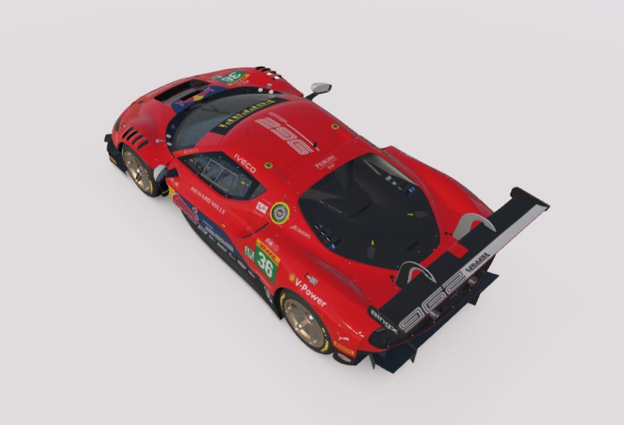 Preview of RedBull Ferrari 296 GT3 Concept by Steven Dubois