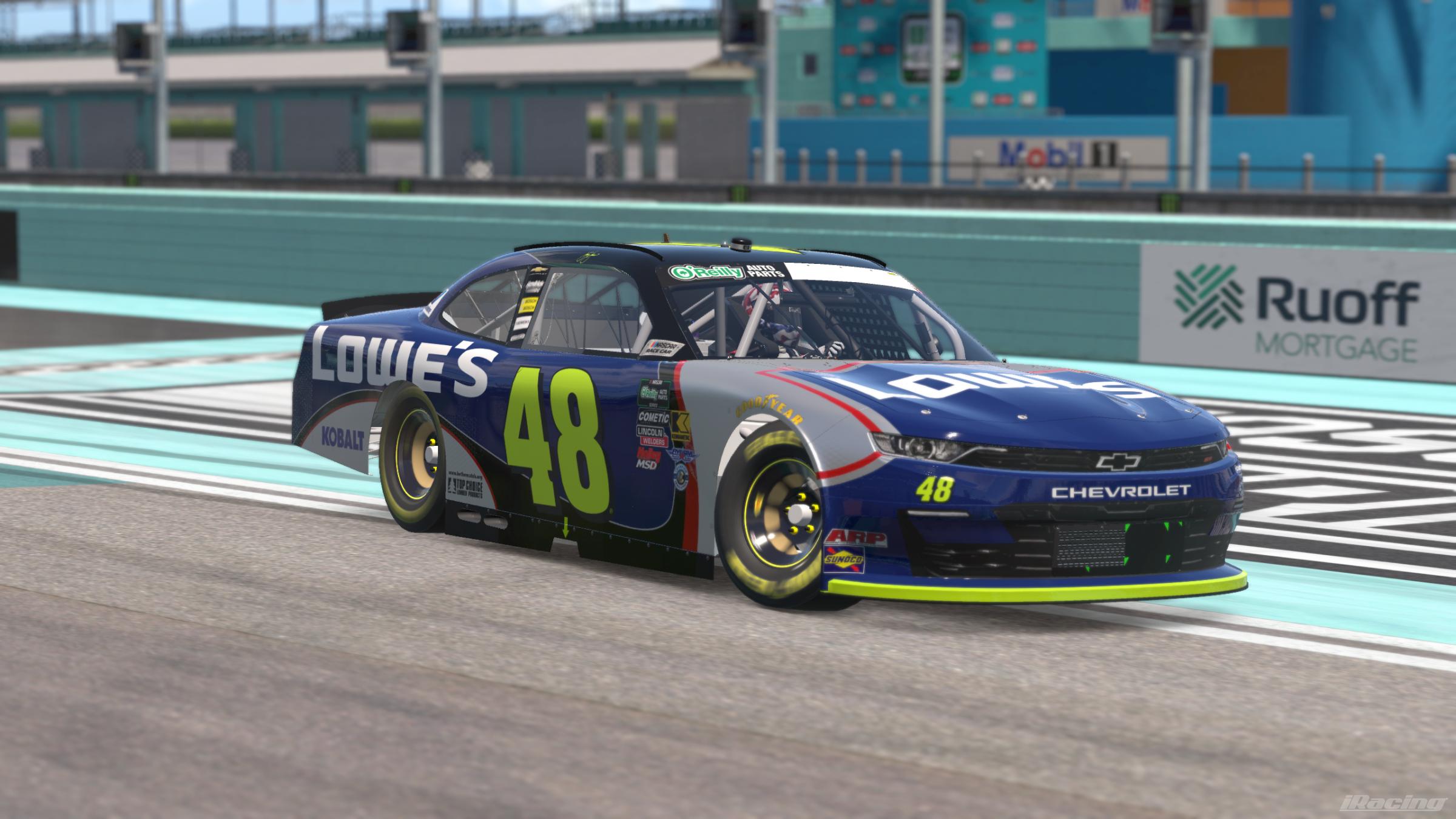 Preview of Jimmie Johnson 2009 Primary [Custom Number] by Gabe Cazzolla