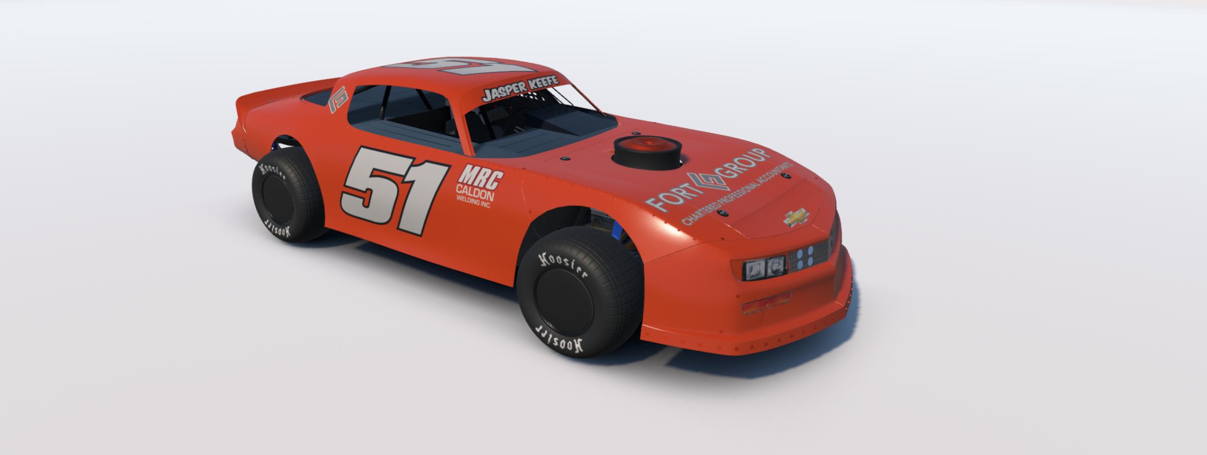 Preview of Jasper Keefe #51 Car by Toban Keefe