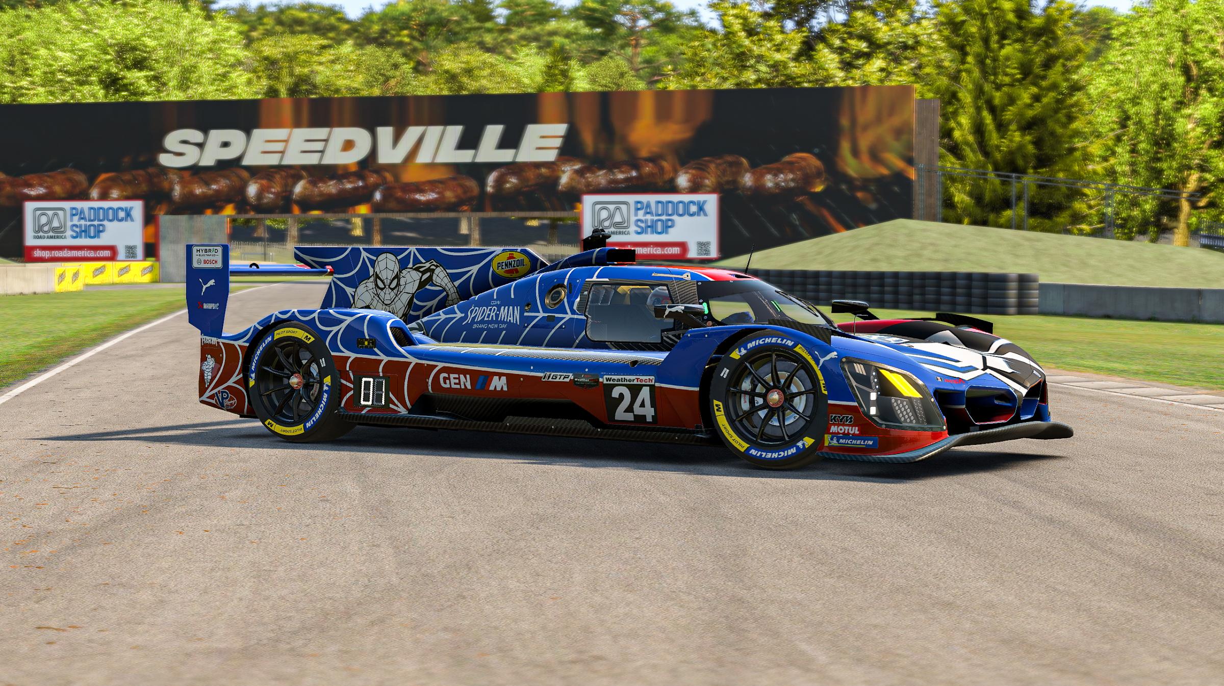 Preview of BMW GTP Spider-Man Paint by Jason Jones22