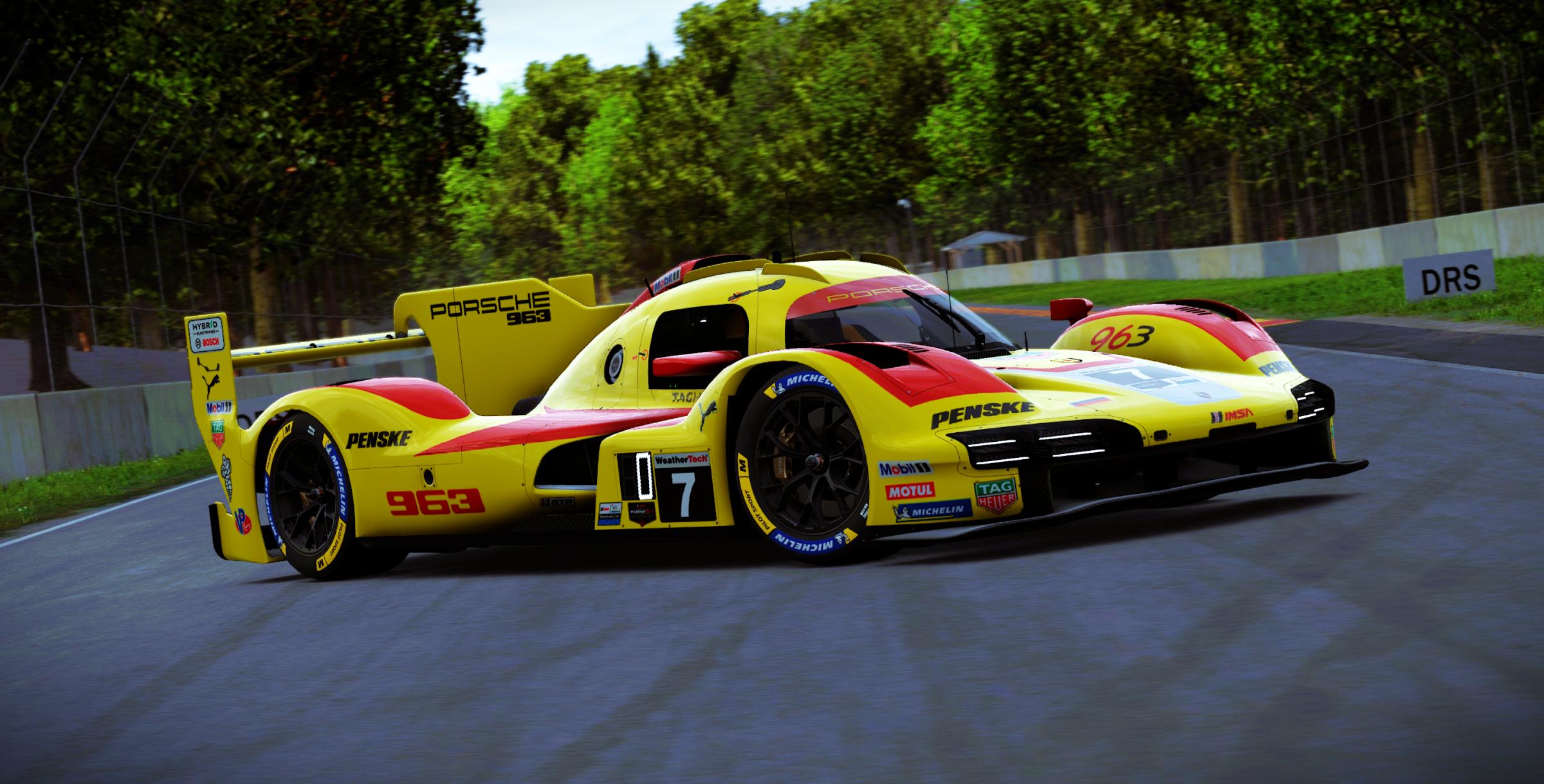 Preview of Porsche Penske Motorsports #7 Porsche 963 GTP 2026 Road America IMSA Livery by Samuel J Ball