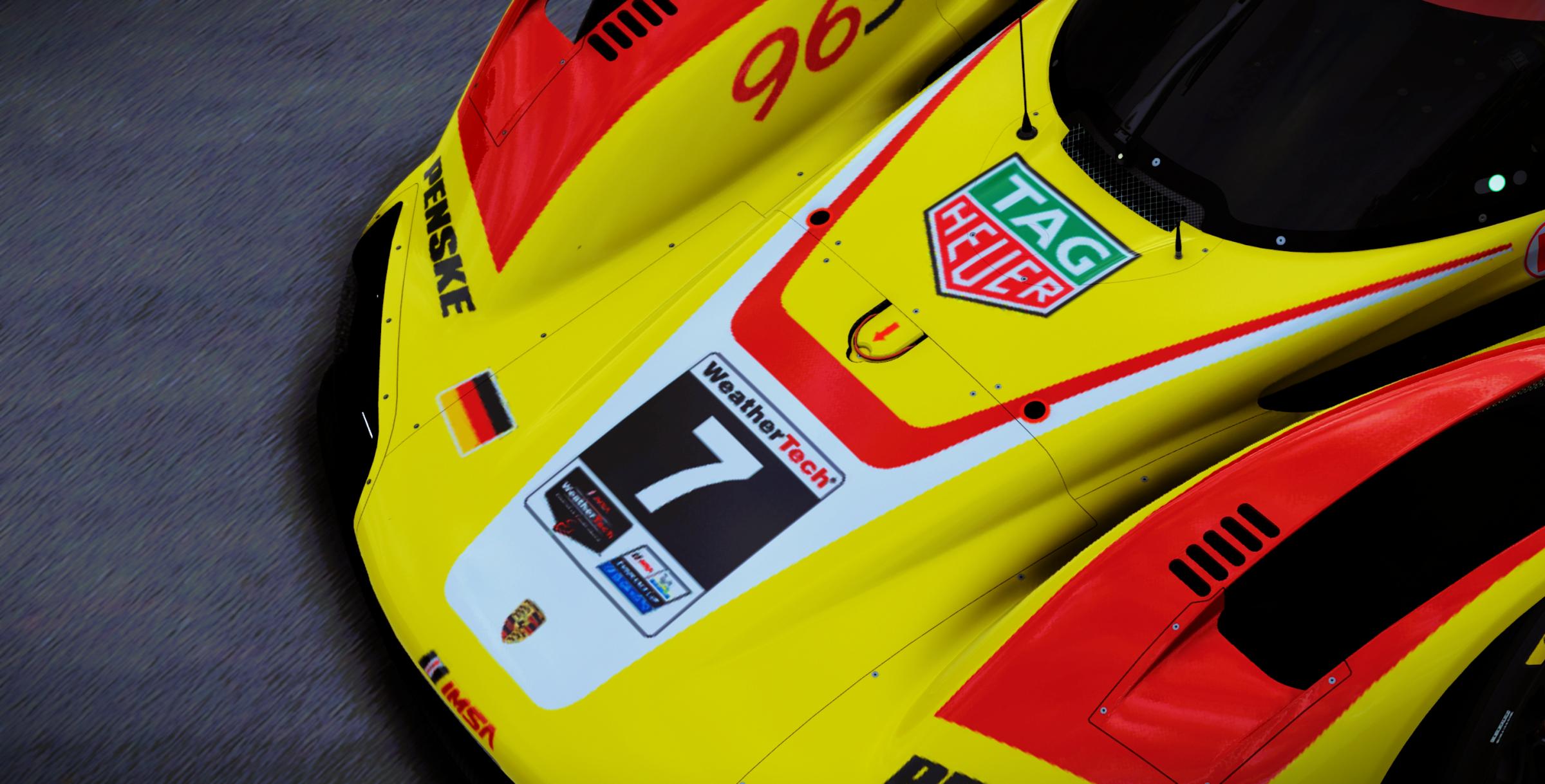 Preview of Porsche Penske Motorsports #7 Porsche 963 GTP 2026 Road America IMSA Livery by Samuel J Ball