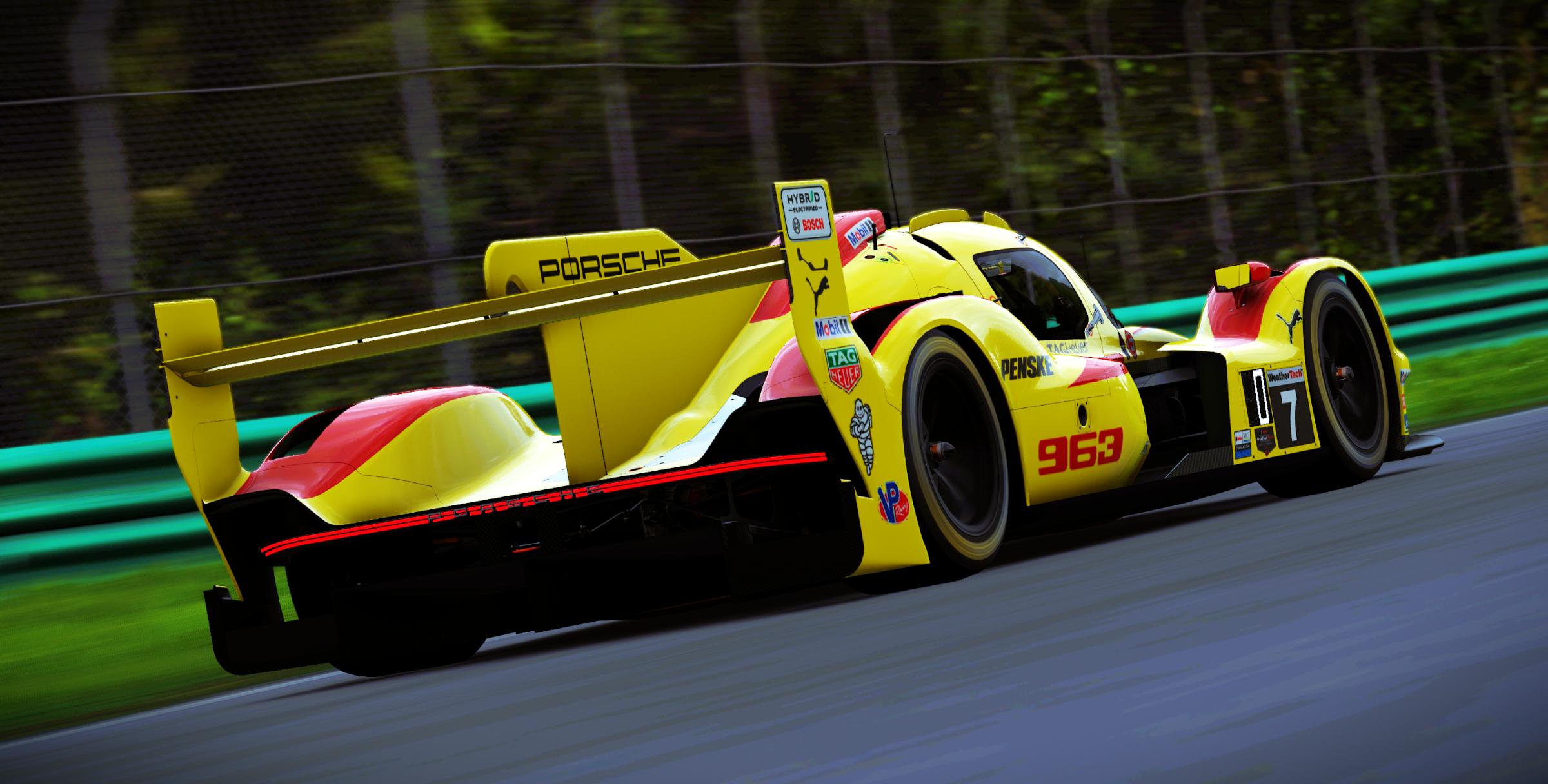 Preview of Porsche Penske Motorsports #7 Porsche 963 GTP 2026 Road America IMSA Livery by Samuel J Ball