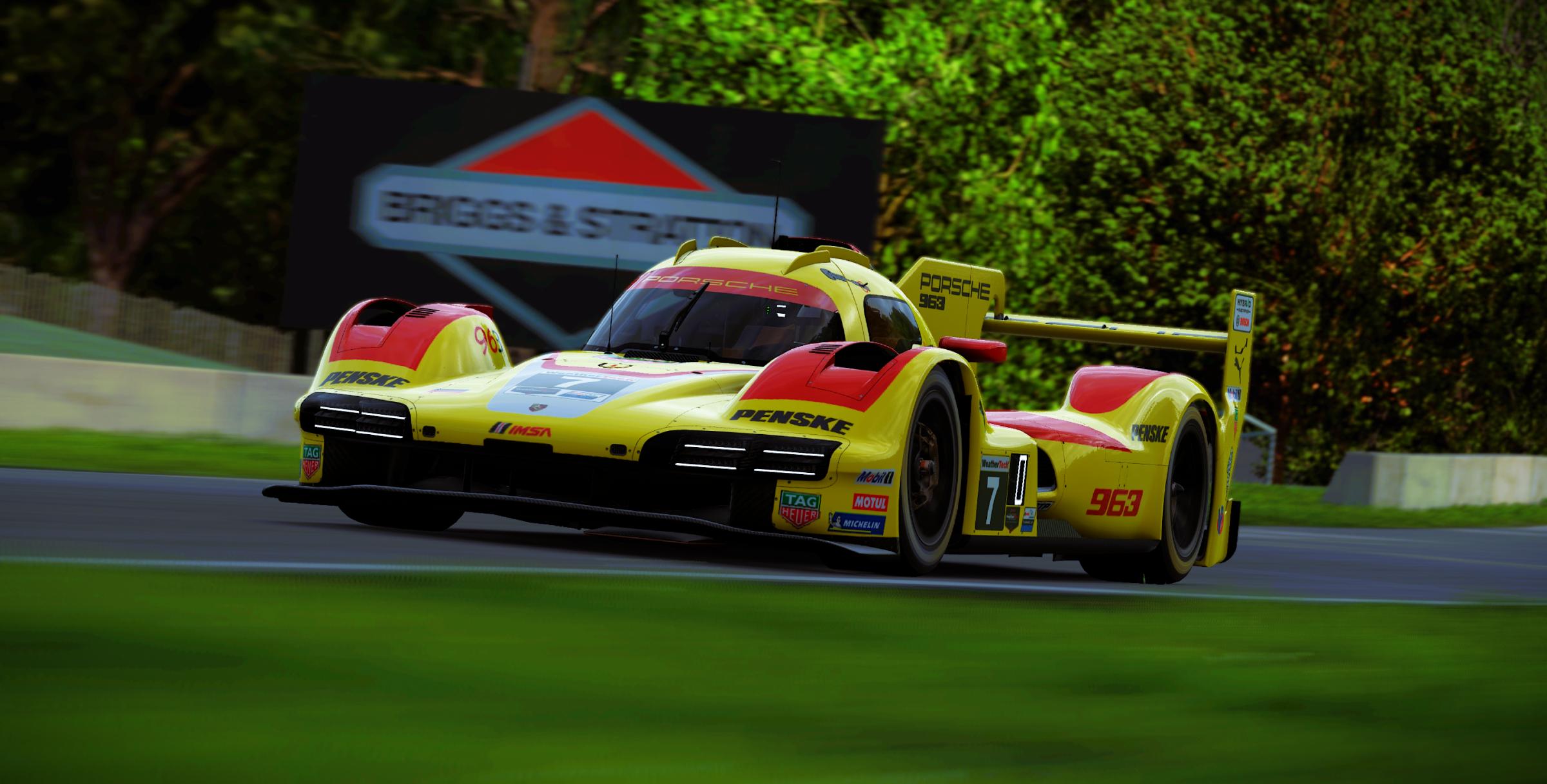 Preview of Porsche Penske Motorsports #7 Porsche 963 GTP 2026 Road America IMSA Livery by Samuel J Ball