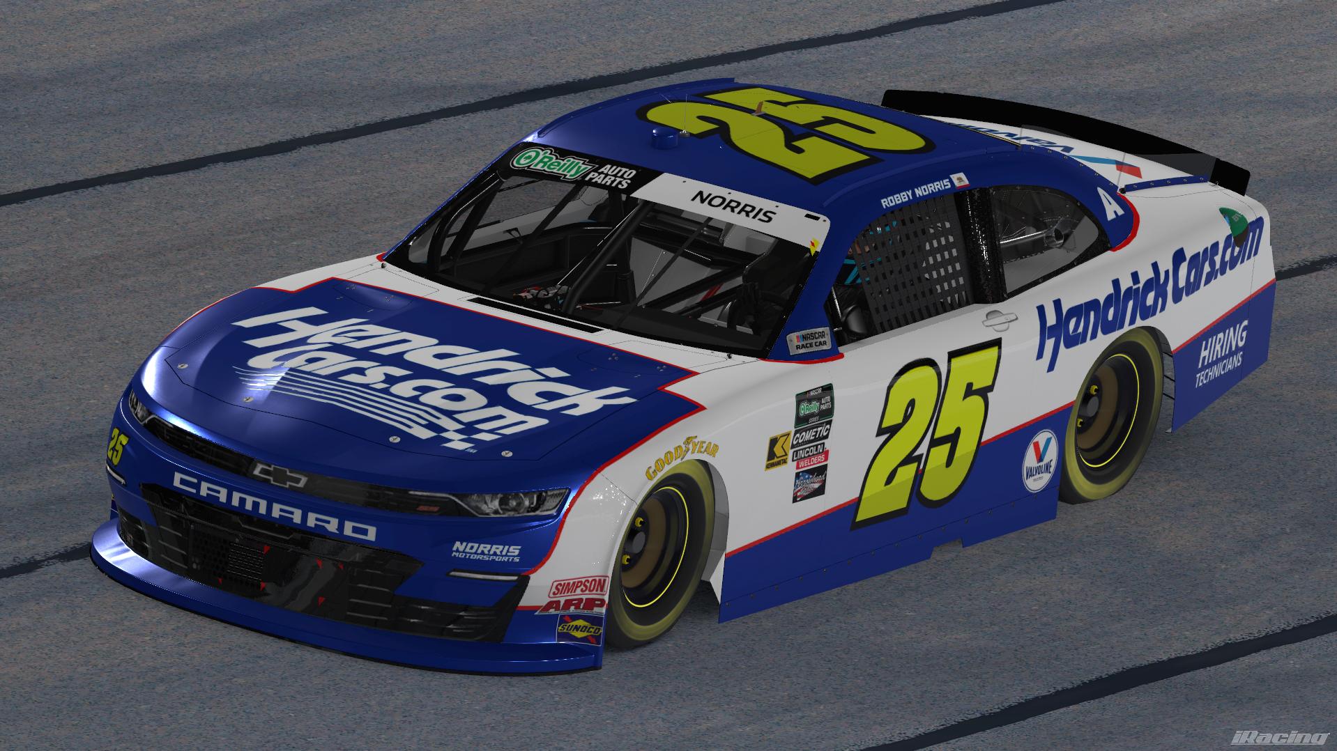 Preview of Hendrickcars.com OReilly Chevrolet Camaro Throwback Concept (Jimmie Johnson 2010 Lowes) by Robby N.