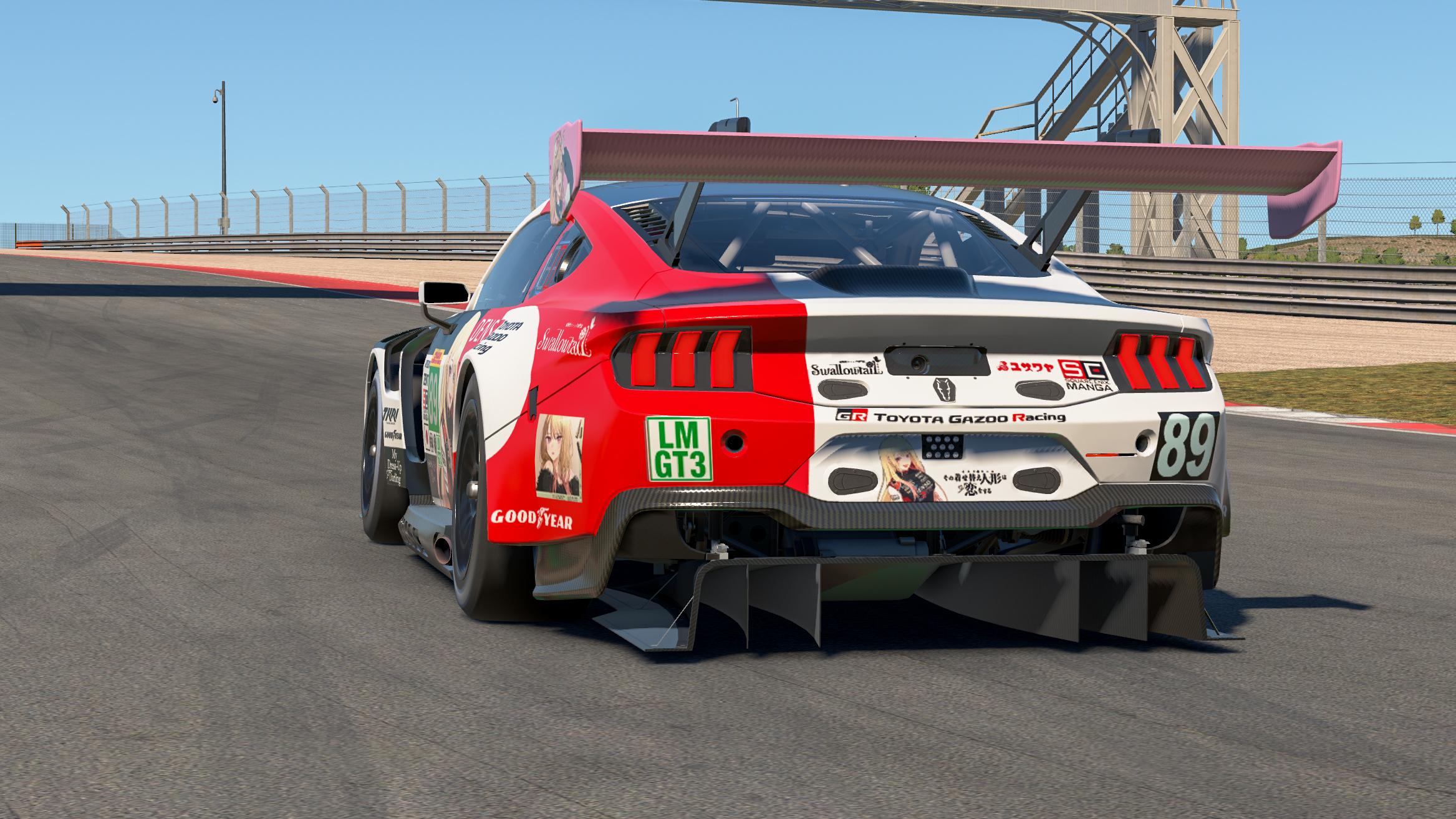 Preview of Marin Kitagawa GR Ford Mustang GT3 by Jasper De Jong