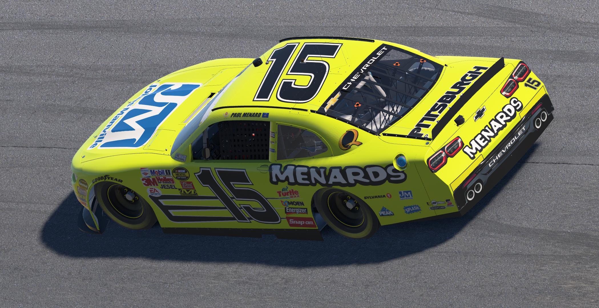 Preview of Paul Menard 2007 Menards Chevrolet Camaro by Nicholas Doucette