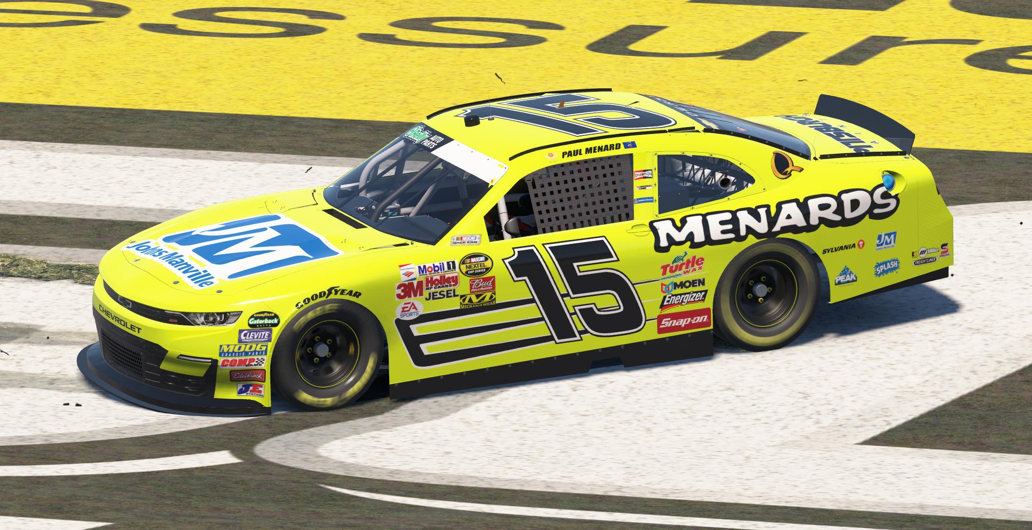 Preview of Paul Menard 2007 Menards Chevrolet Camaro by Nicholas Doucette