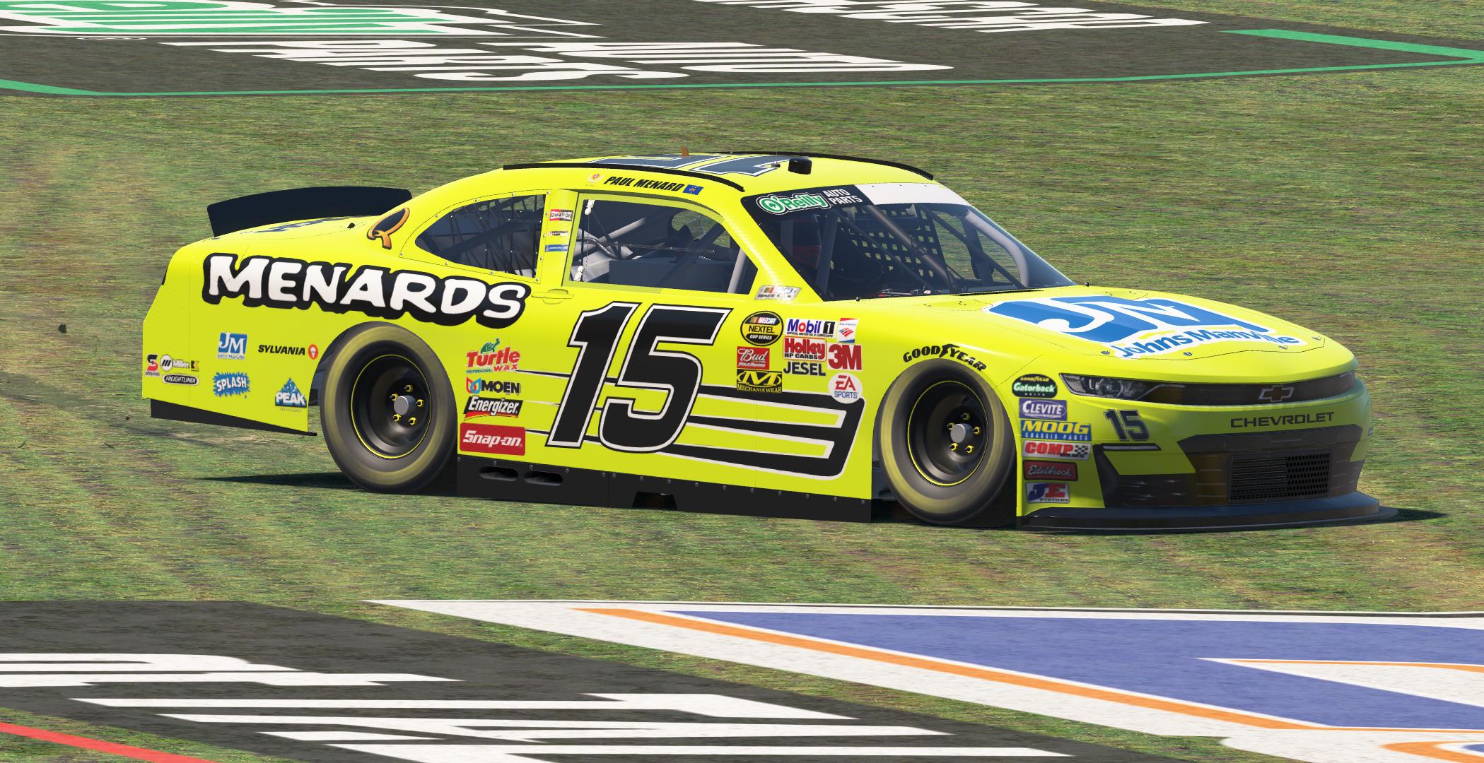 Preview of Paul Menard 2007 Menards Chevrolet Camaro by Nicholas Doucette