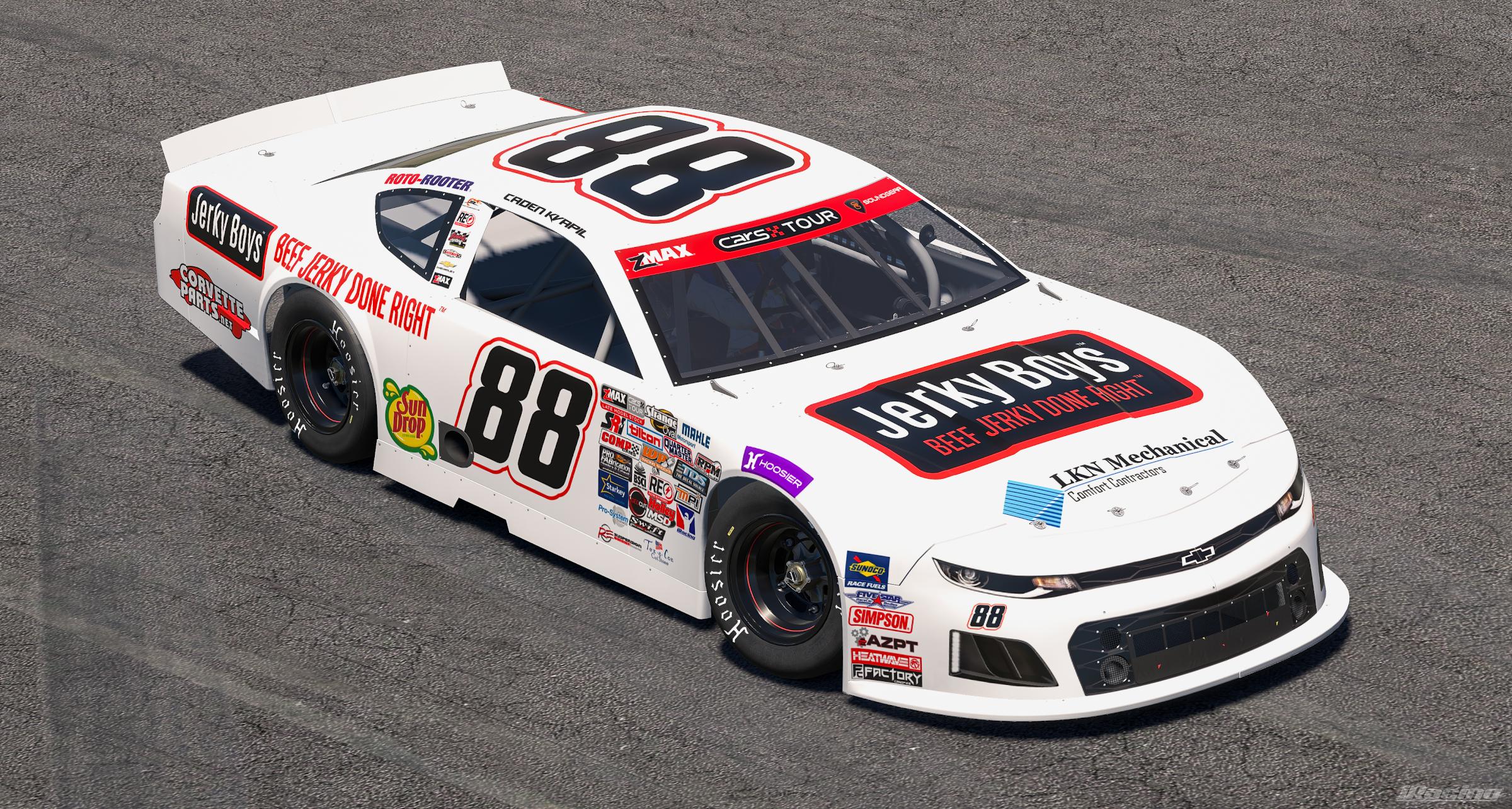 Preview of 2026 Caden Kvapil Jerky Boys Camaro by Ryan A Williams