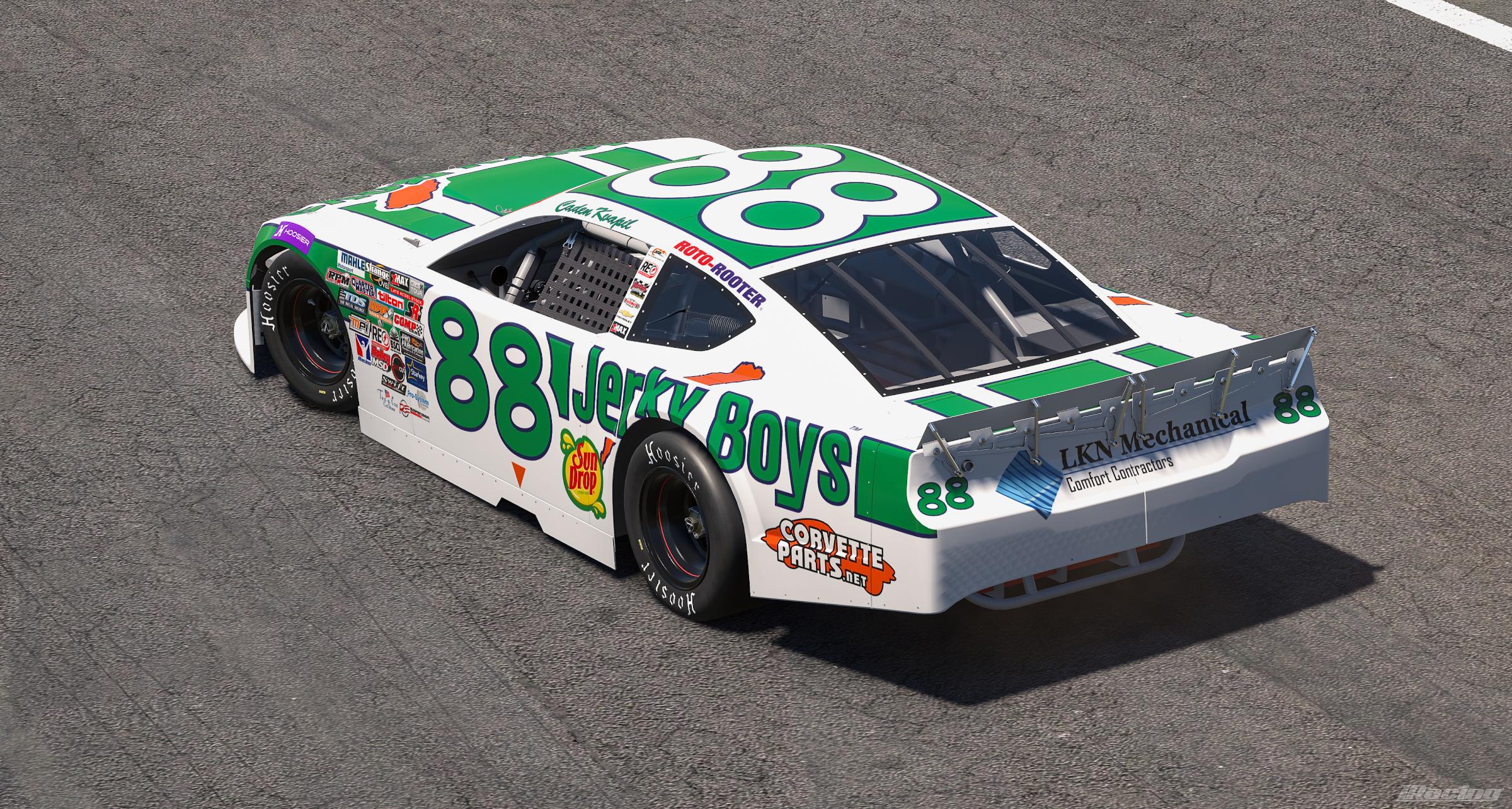 Preview of 2026 Caden Kvapil Jerky Boys Throwback Camaro by Ryan A Williams