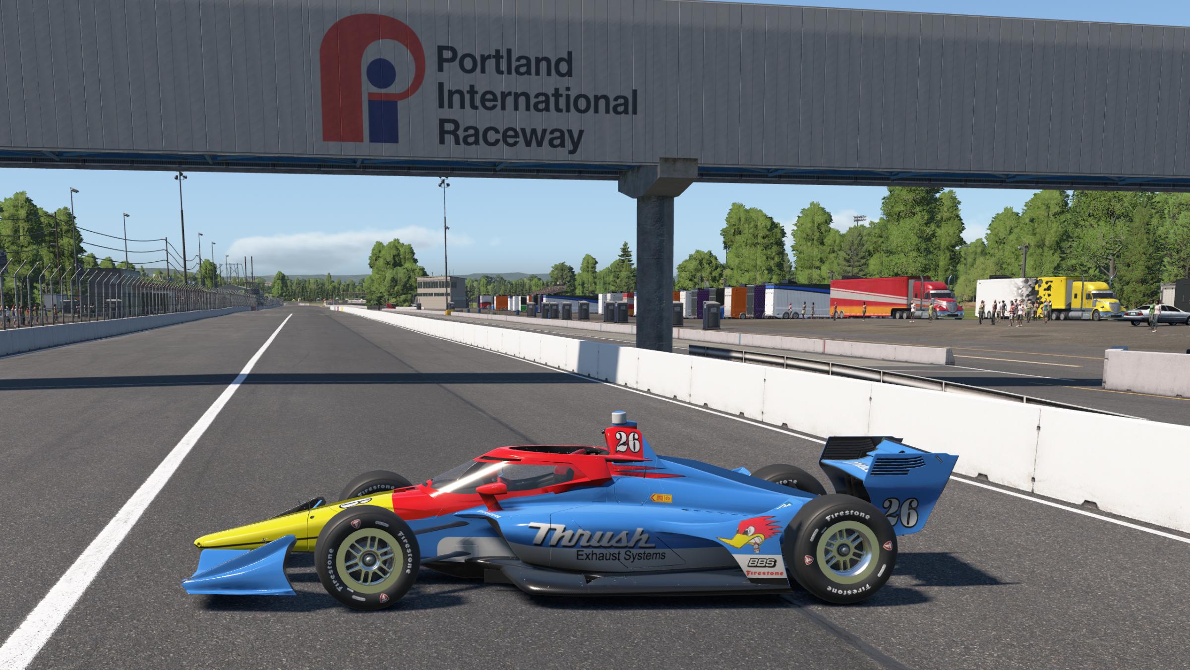 Preview of Thrush Exhaust Components Sponsored Dallara IR-18 by Randy Lloyd