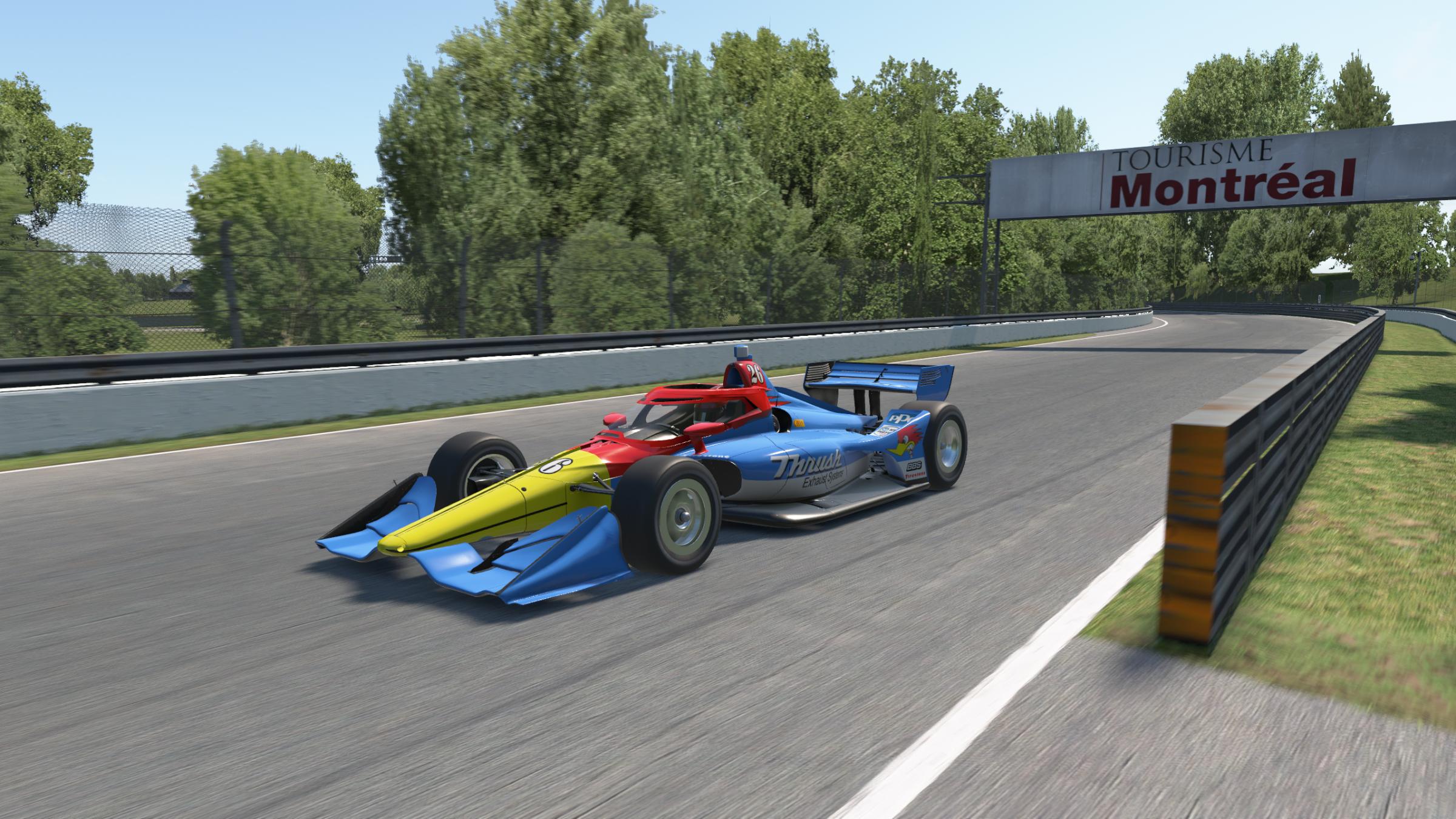 Preview of Thrush Exhaust Components Sponsored Dallara IR-18 by Randy Lloyd