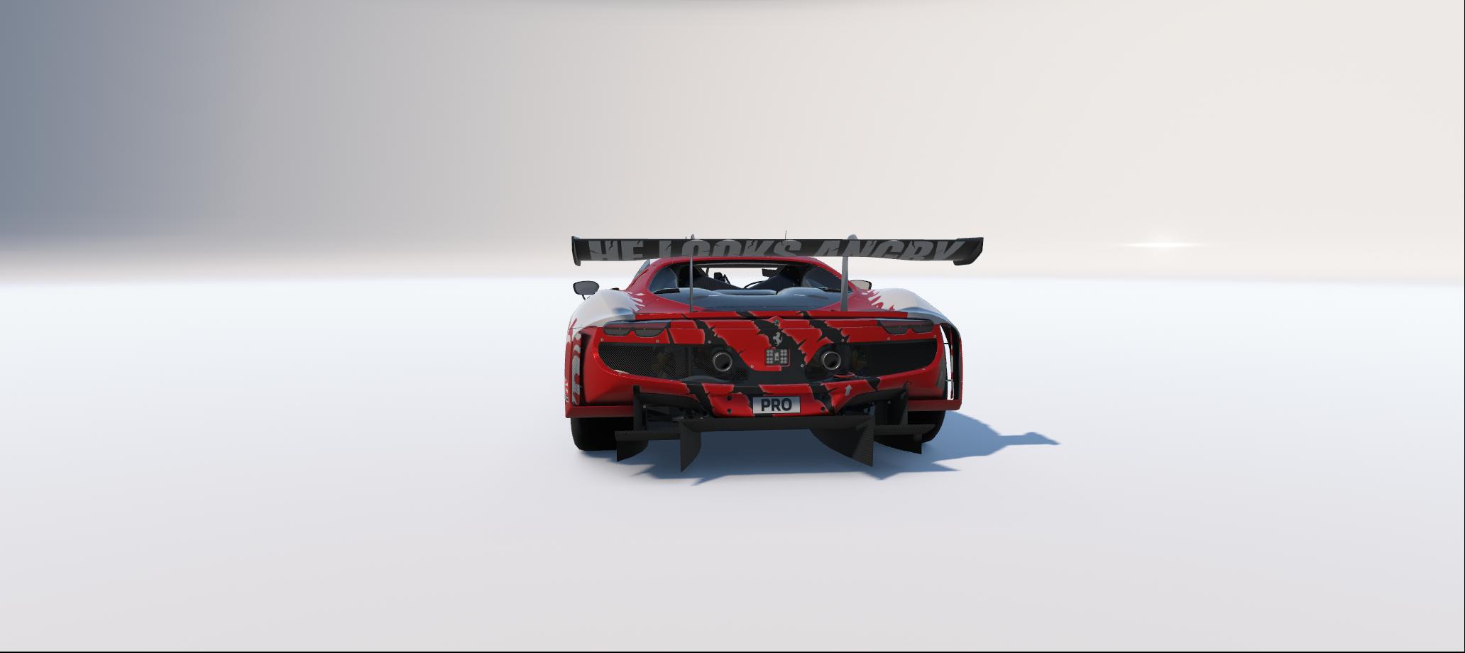 Preview of Godzilla "Ferrari" 296 GT3 by Bhi Das
