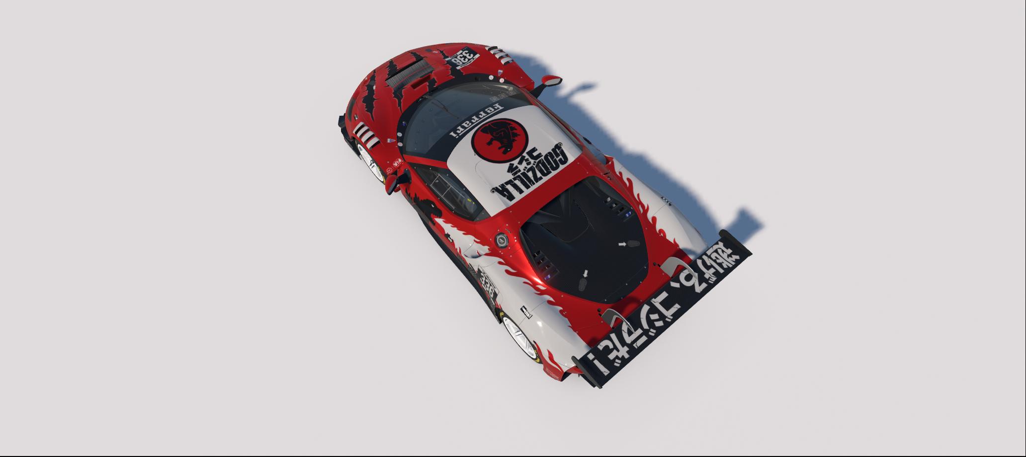 Preview of Godzilla "Ferrari" 296 GT3 by Bhi Das
