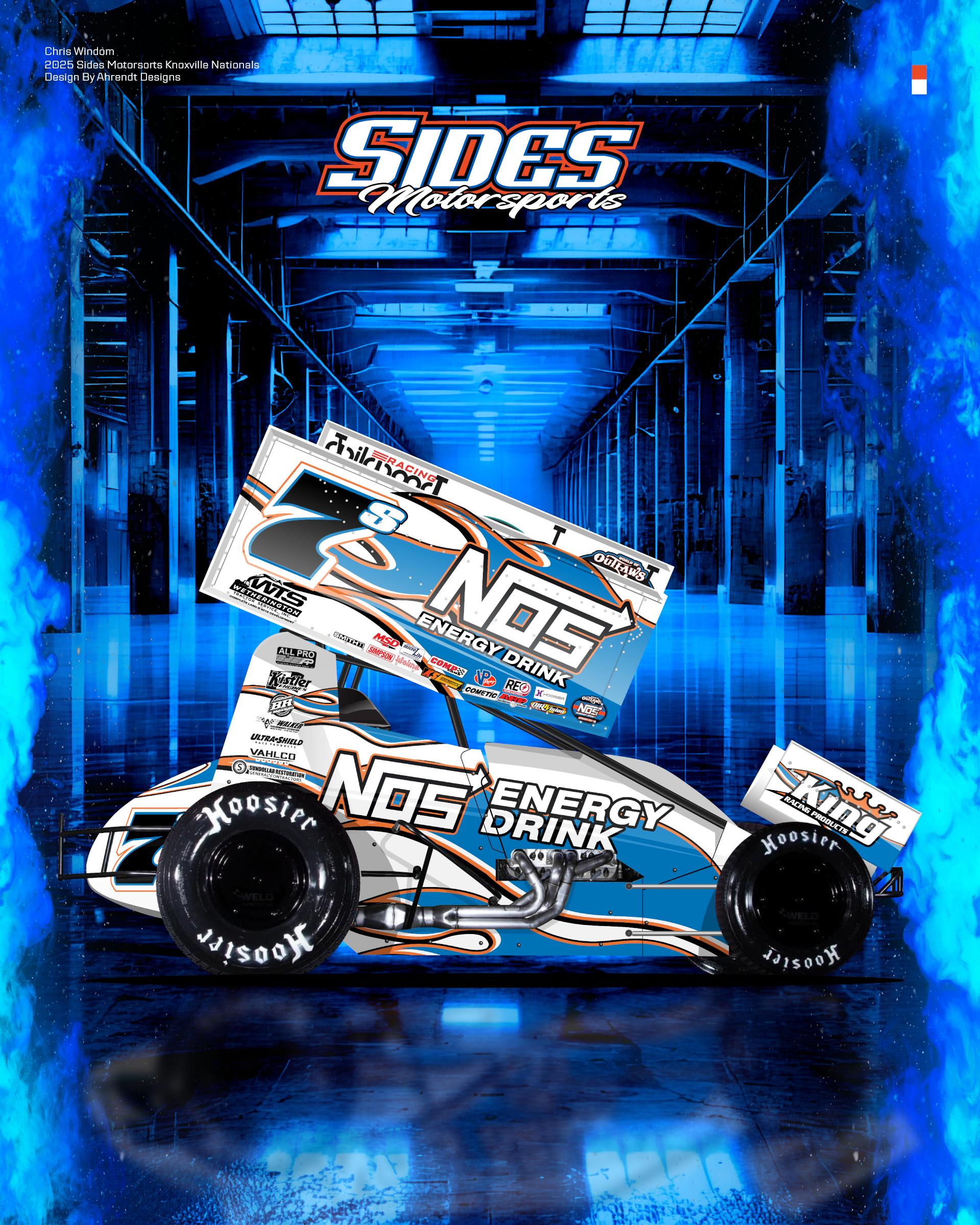 Preview of 2025 Chris Windom Knoxville Nationals Sprint Car by Koleton Anderson