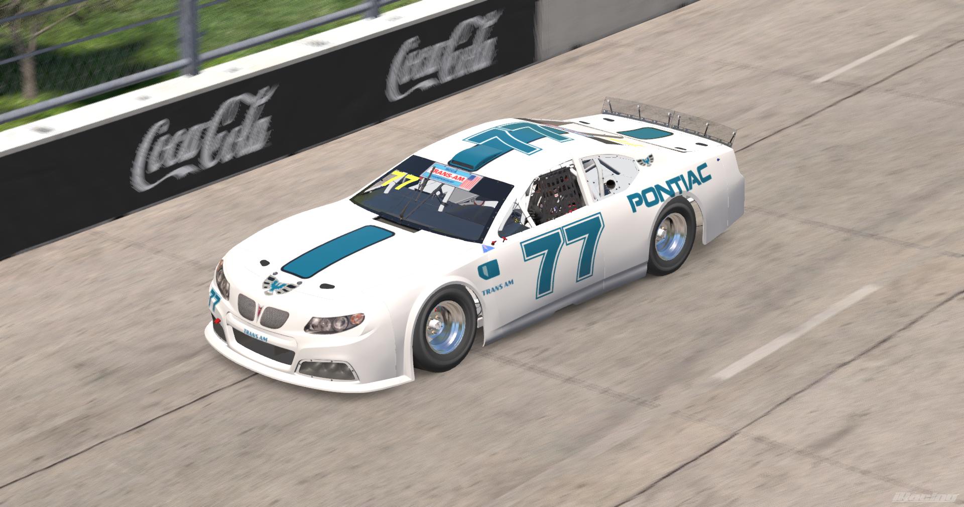 Preview of 1970 Jerry Titus Trans Am Series Euro Nascar Pontiac GTO Sim Stamp by Kyle Carpenter