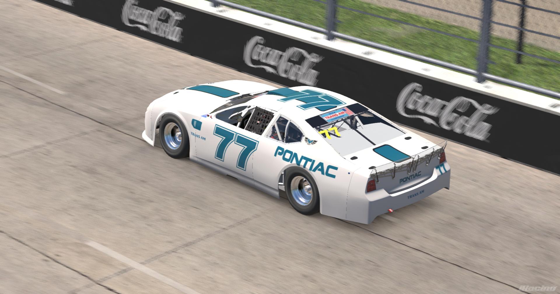 Preview of 1970 Jerry Titus Trans Am Series Euro Nascar Pontiac GTO Sim Stamp by Kyle Carpenter