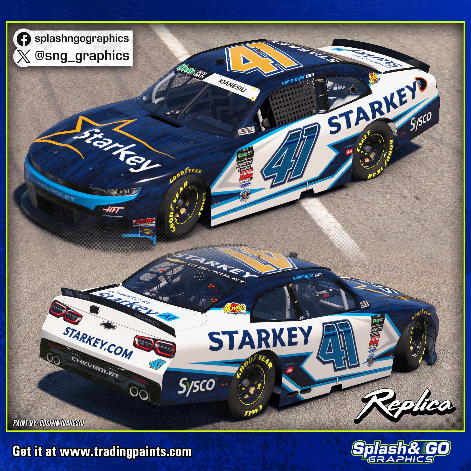Preview of Sam Mayer Starkey 2026 Chevrolet Camaro NOAPS #41 by Cosmin I.