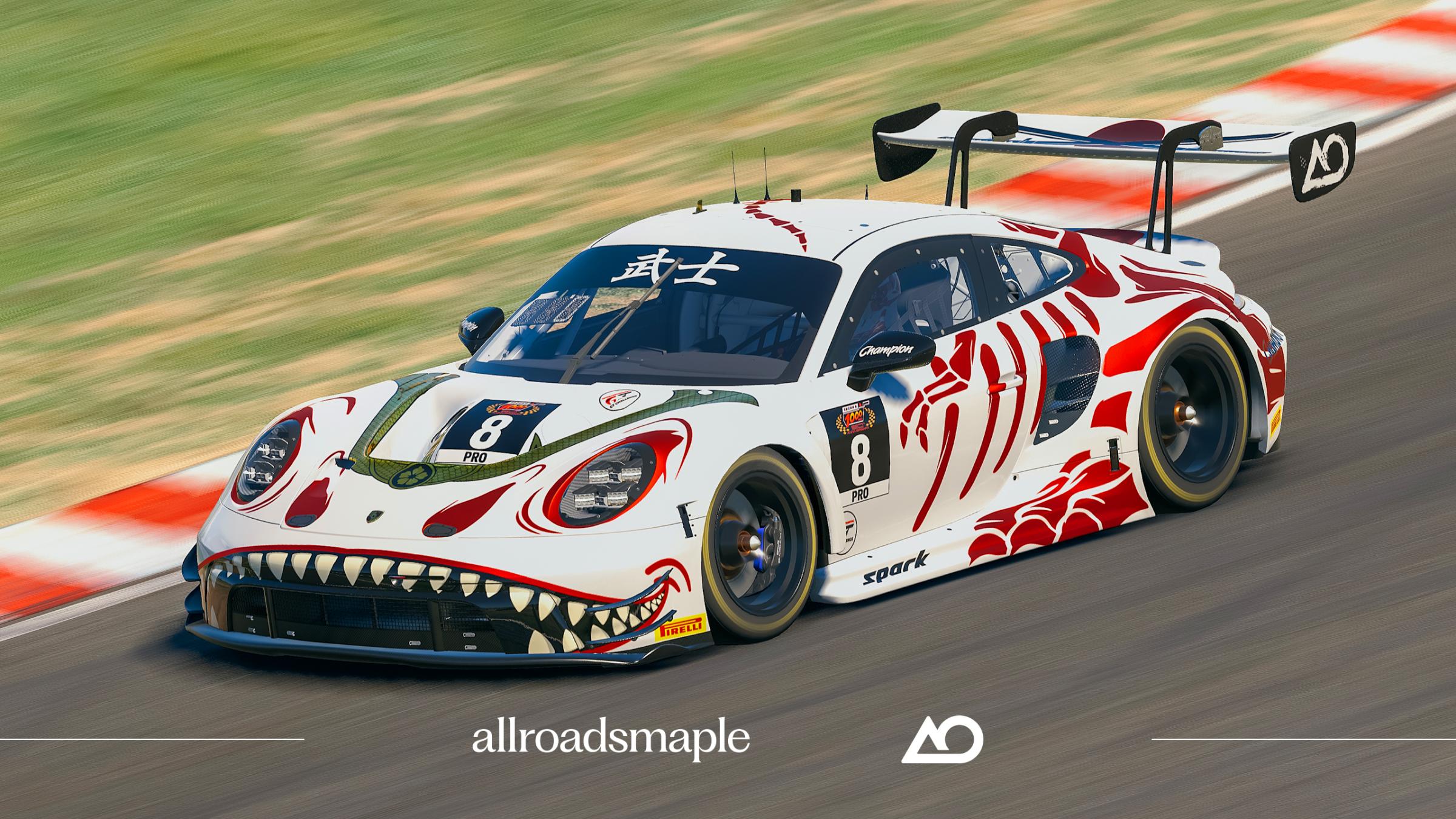 Preview of Official 2026 AO Racing Bushi Rex #8 Launch Car for the Suzuki 1000 by Patryk A.
