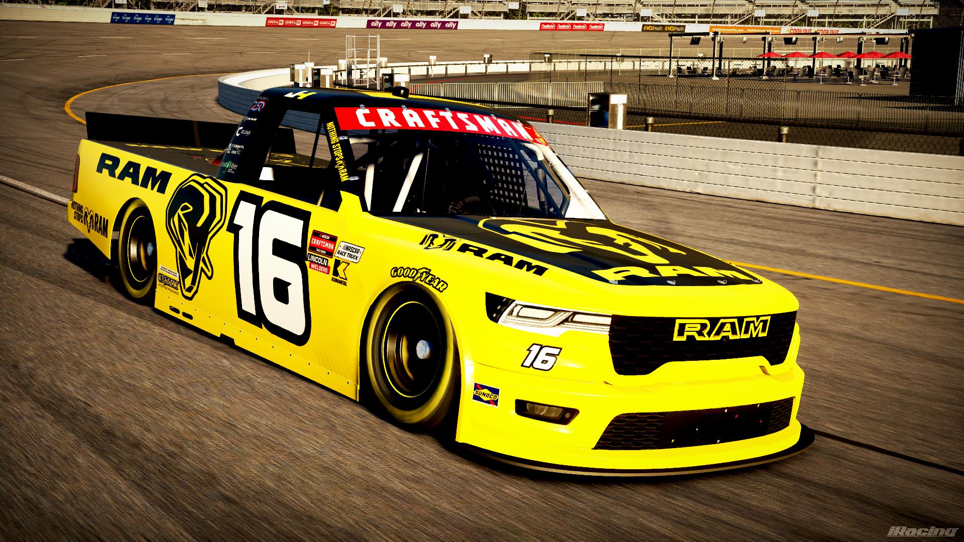 Preview of Justin Haley 2026 Kaulig Ram Summer Refresh Truck by DG Swiss
