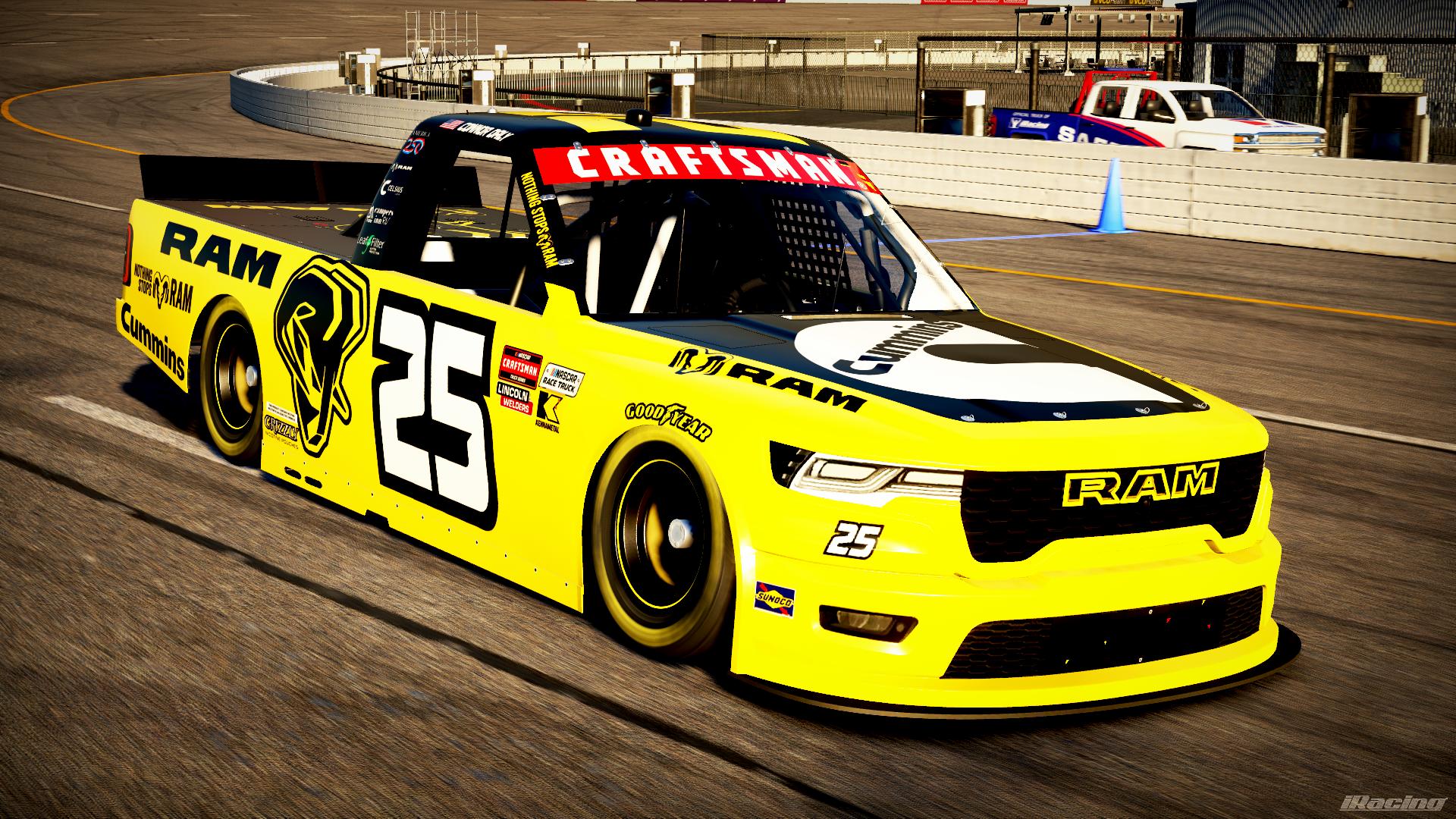 Preview of Connor Daly 2026 Kaulig Cummins Ram  by DG Swiss