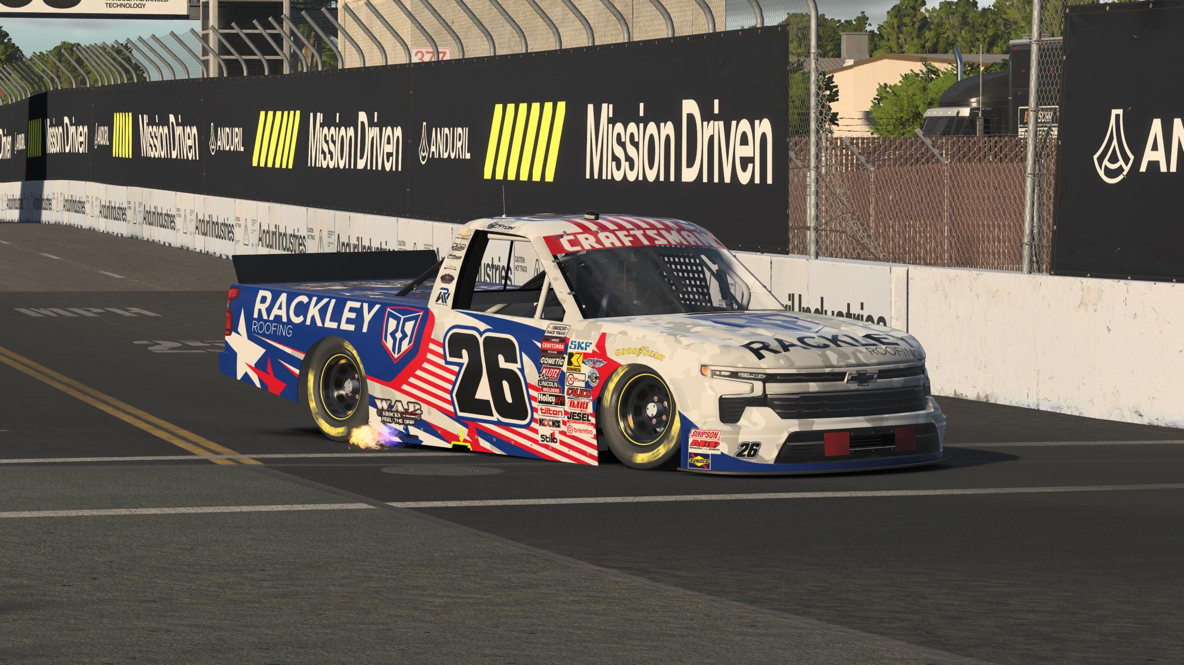 Preview of 2026 Dawson Sutton #26 Rackley Roofing Coronado Silverado - Custom # by Landon Rock