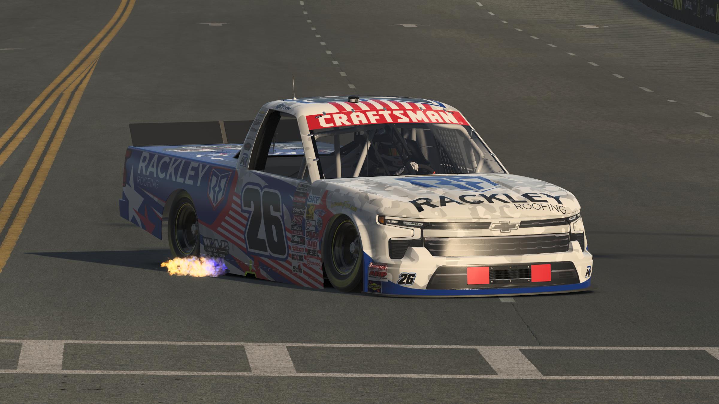 Preview of 2026 Dawson Sutton #26 Rackley Roofing Coronado Silverado - Custom # by Landon Rock