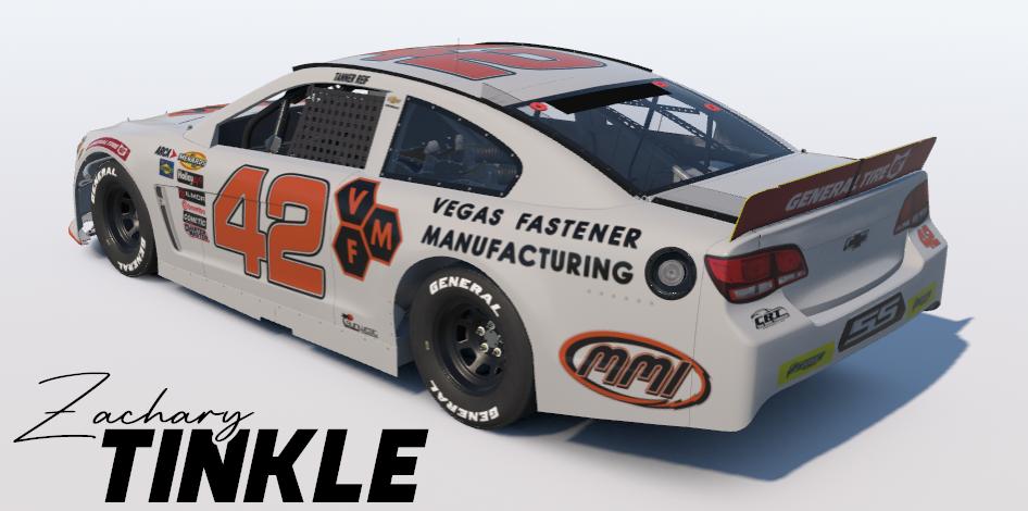 Preview of 2024 Tanner Reif #42 Vegas Fastener Manufacturing / MMI by Zachary Tinkle