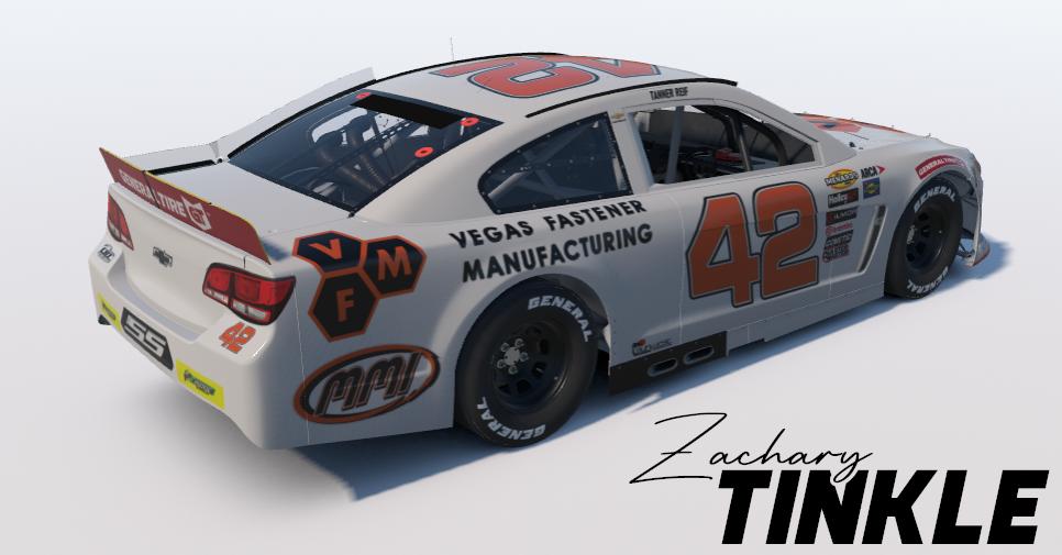 Preview of 2024 Tanner Reif #42 Vegas Fastener Manufacturing / MMI by Zachary Tinkle