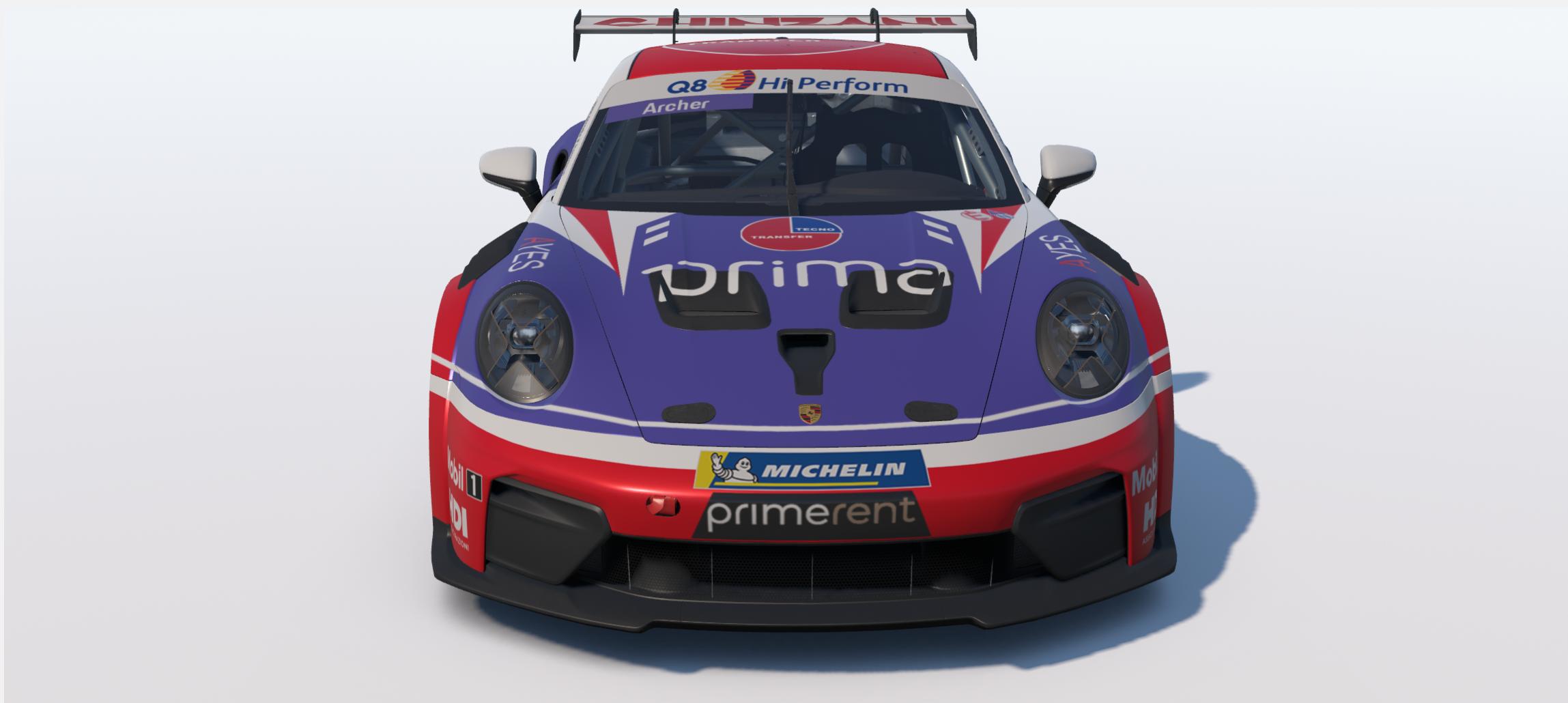 Preview of Prima Ghinzani Car #32 Porsche Carrera Cup Italia - Giancarlo Quaresmini by Keith Archer