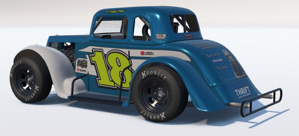 Preview of Gage Halpin Dirt Legend Car by Kevin King Jr