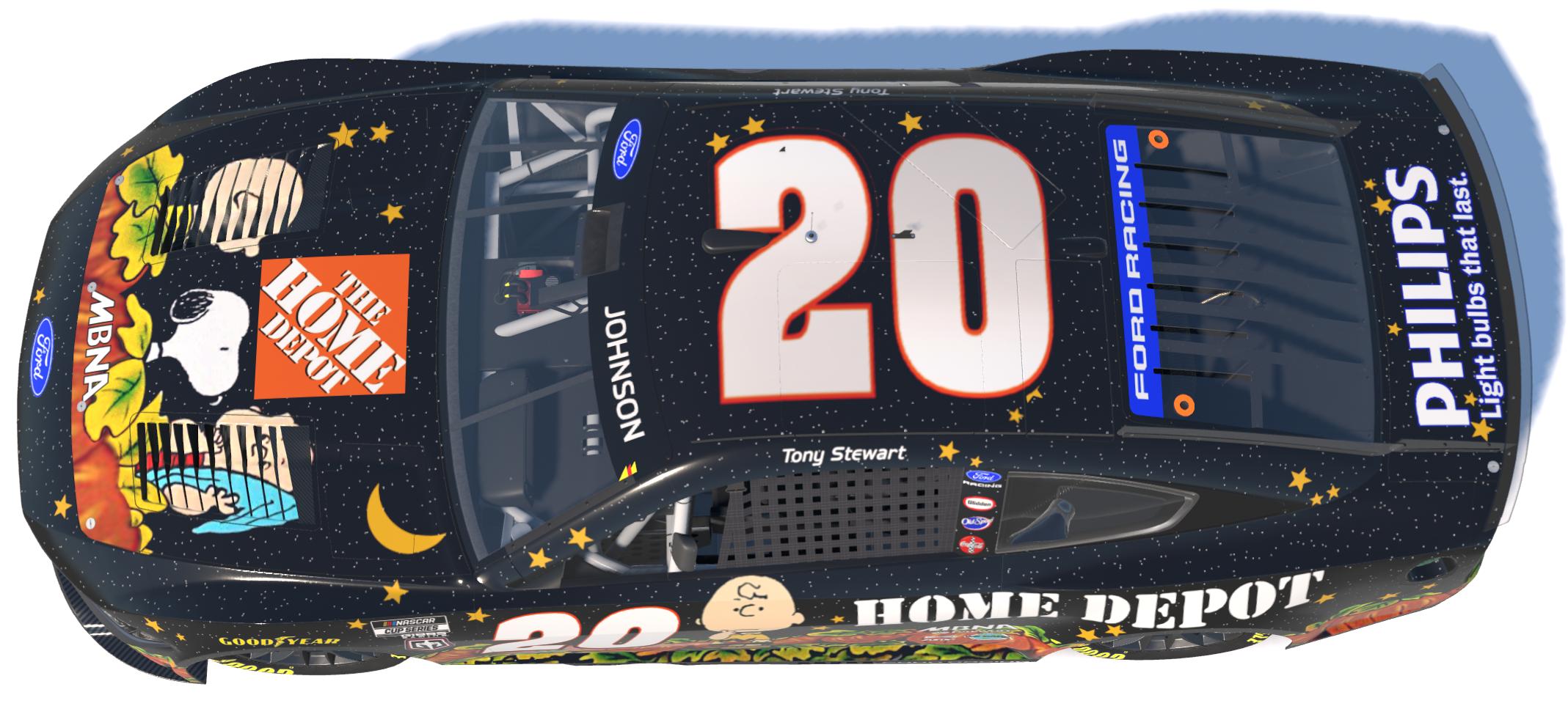 Preview of Peanuts Great Pumpkin throwback (night car) by Bruce Johnson