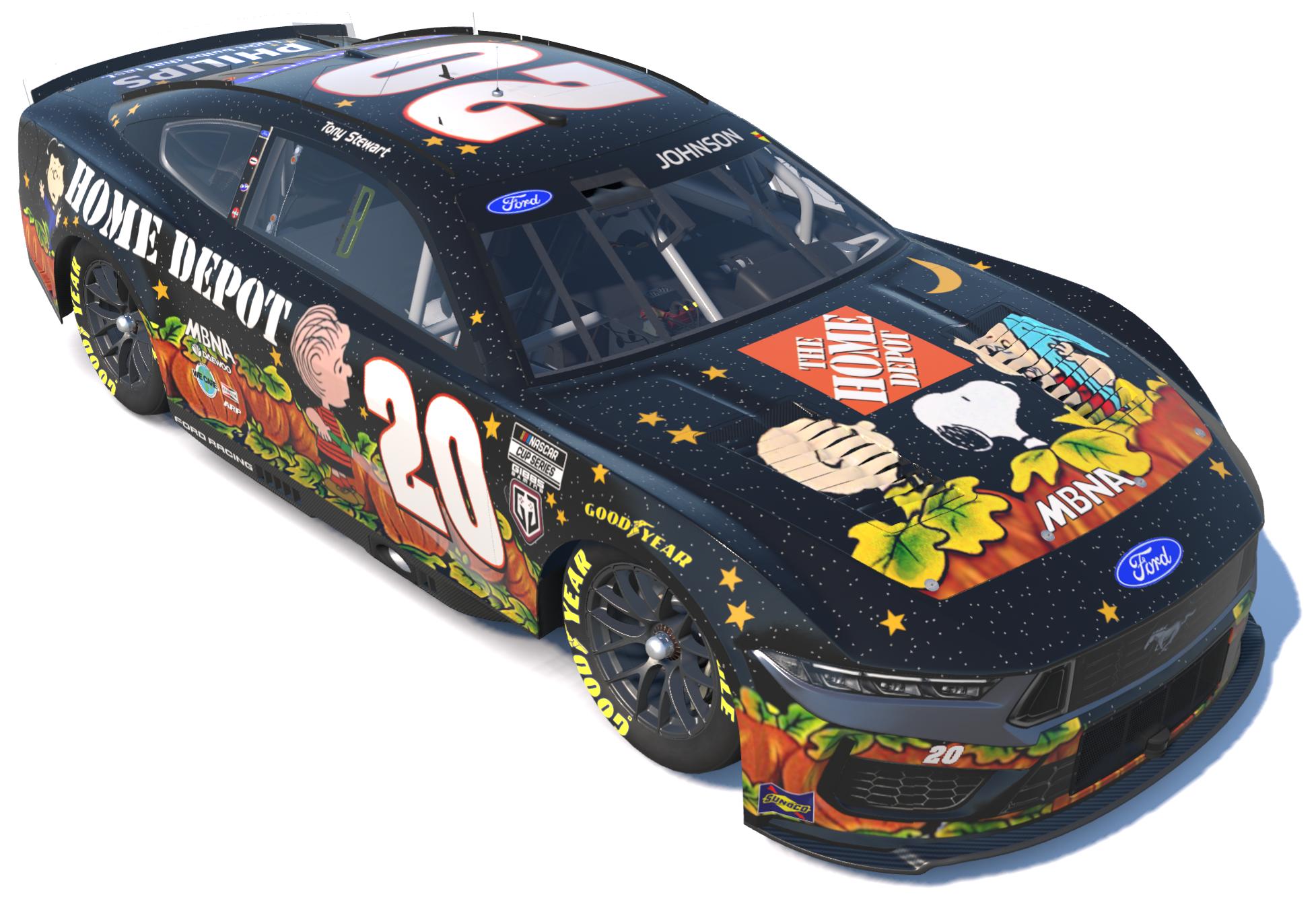Preview of Peanuts Great Pumpkin throwback (night car) by Bruce Johnson