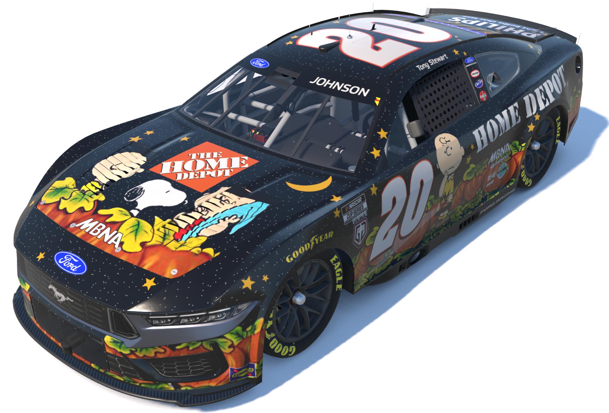 Preview of Peanuts Great Pumpkin throwback (night car) by Bruce Johnson
