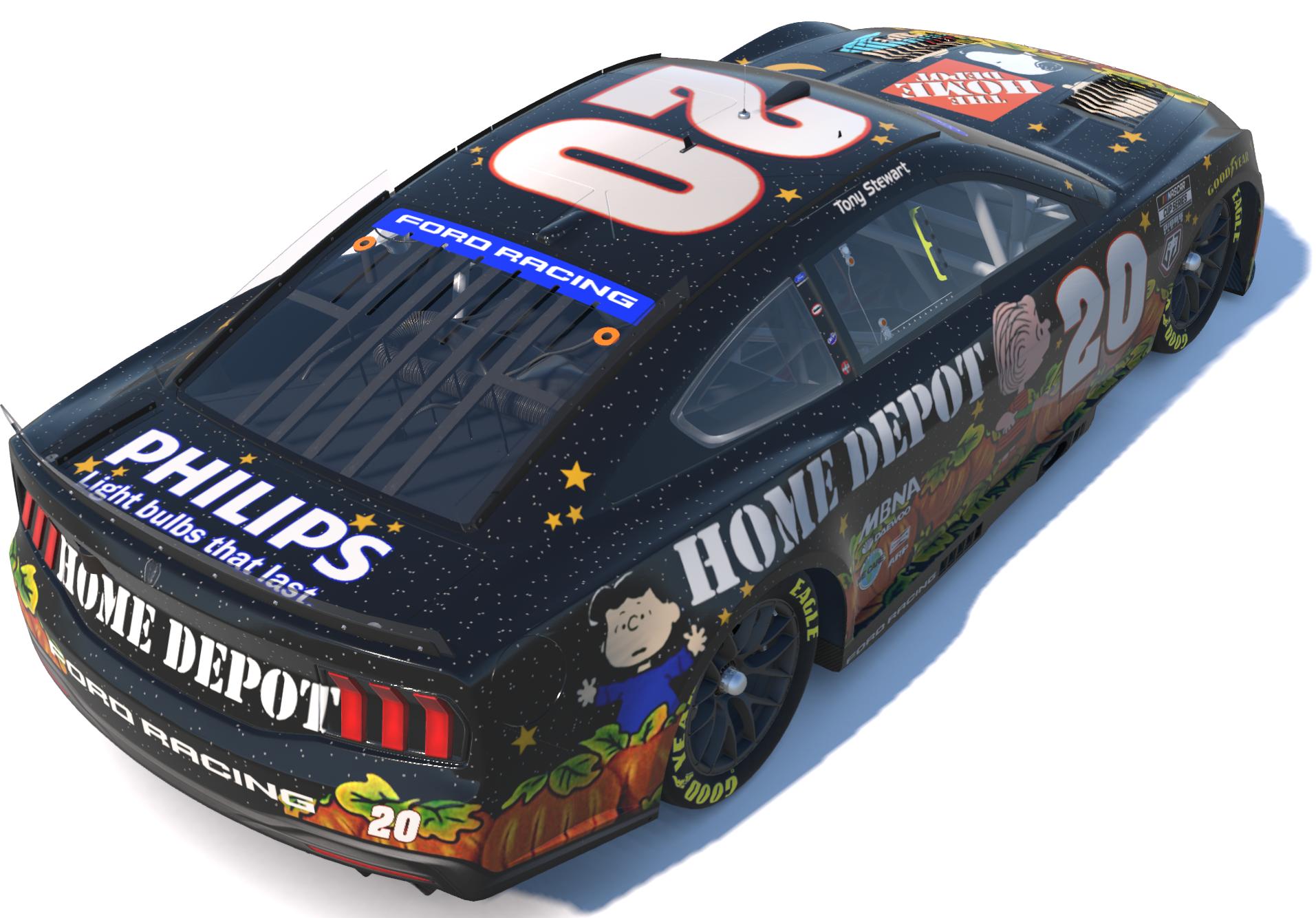 Preview of Peanuts Great Pumpkin throwback (night car) by Bruce Johnson