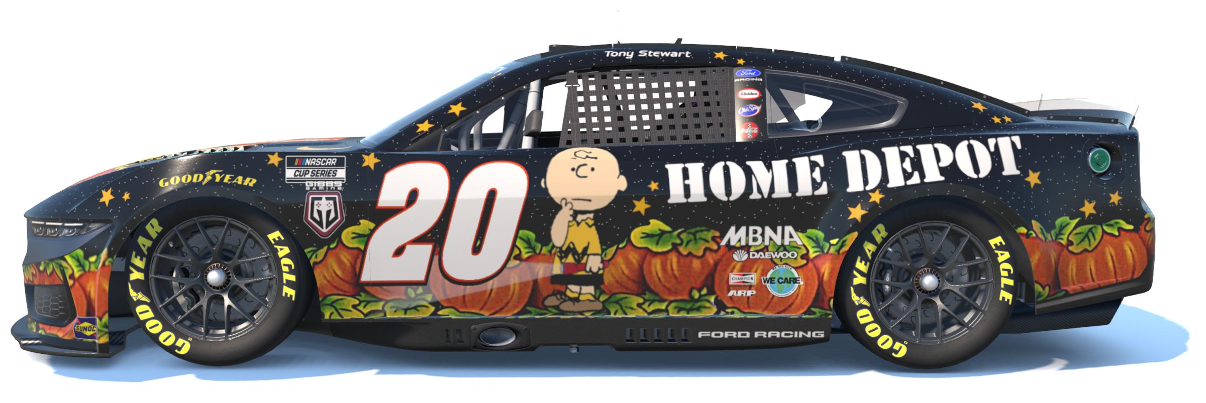 Preview of Peanuts Great Pumpkin throwback (night car) by Bruce Johnson